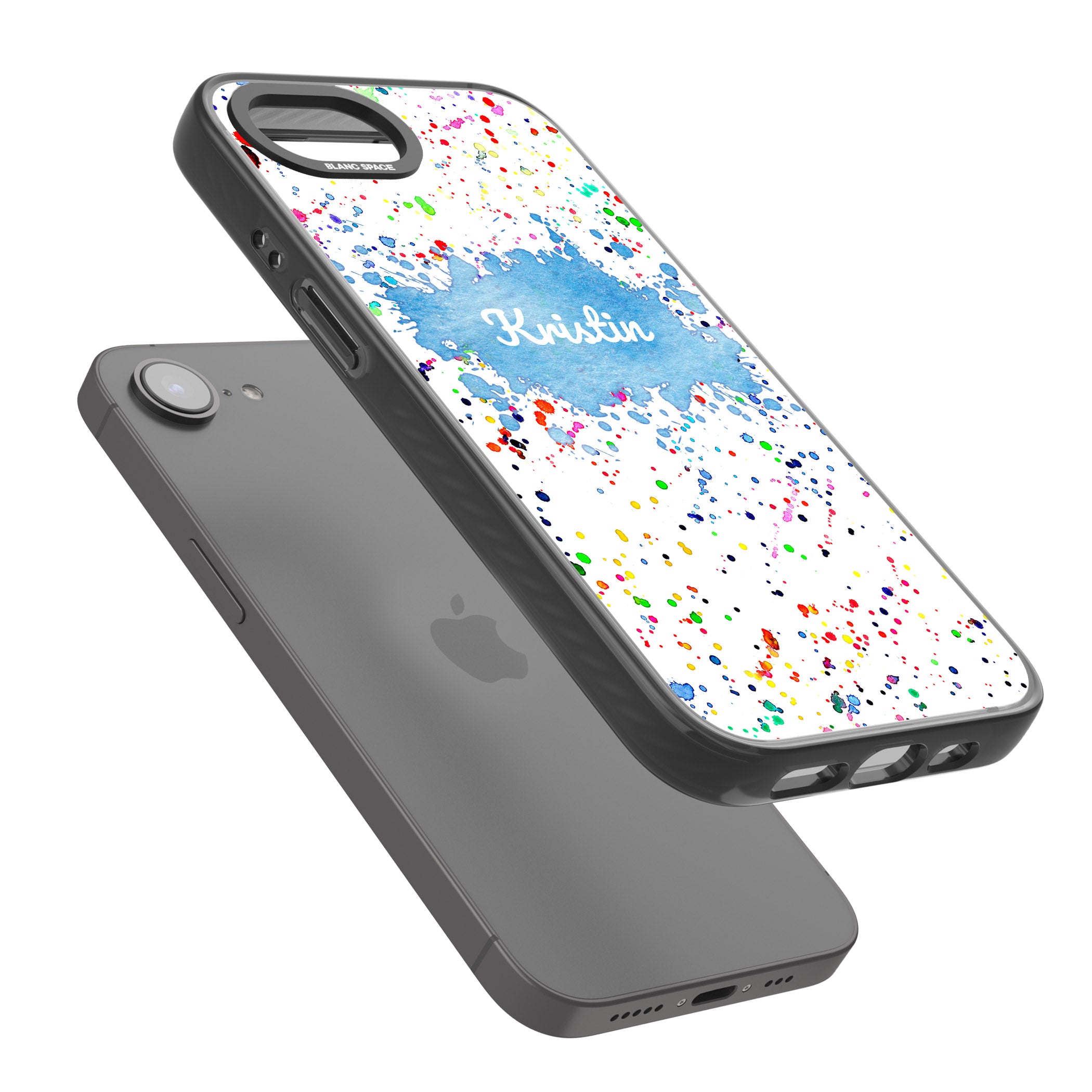 Personalised Rainbow Splatter Name