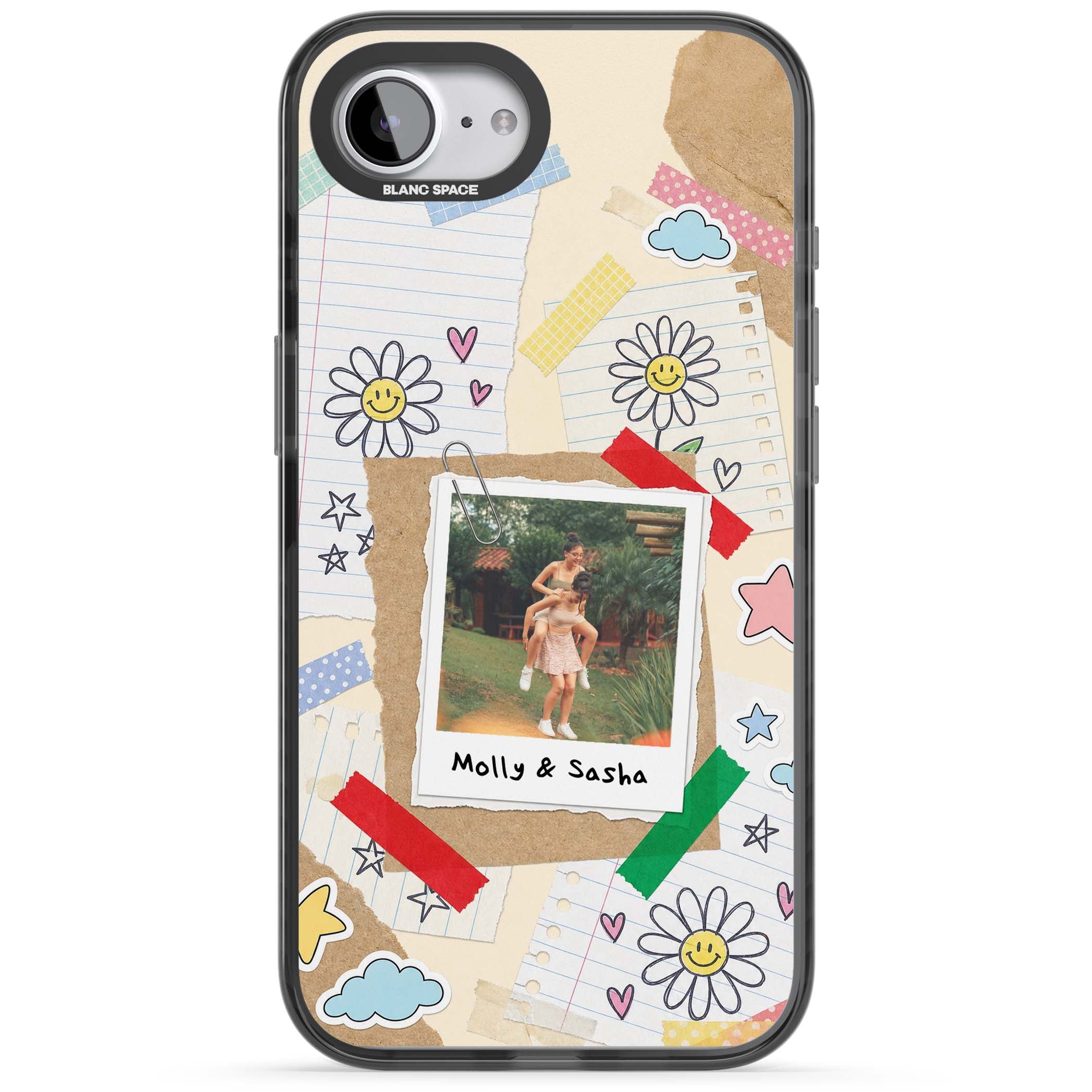 Scrapbook Photo coquette iPhone case | Black Impact Magsafe case for iPhone 16e, iPhone 17e