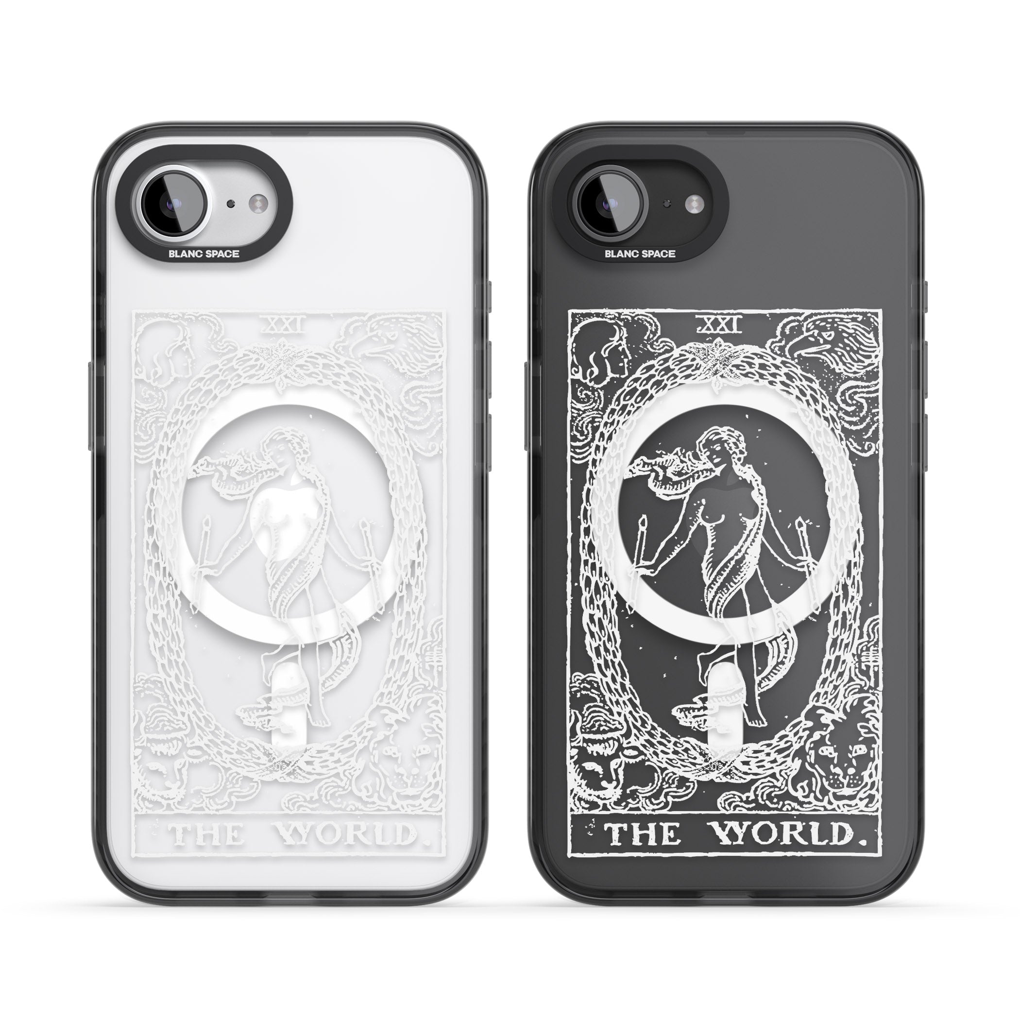 Personalised The World Tarot Card (White)