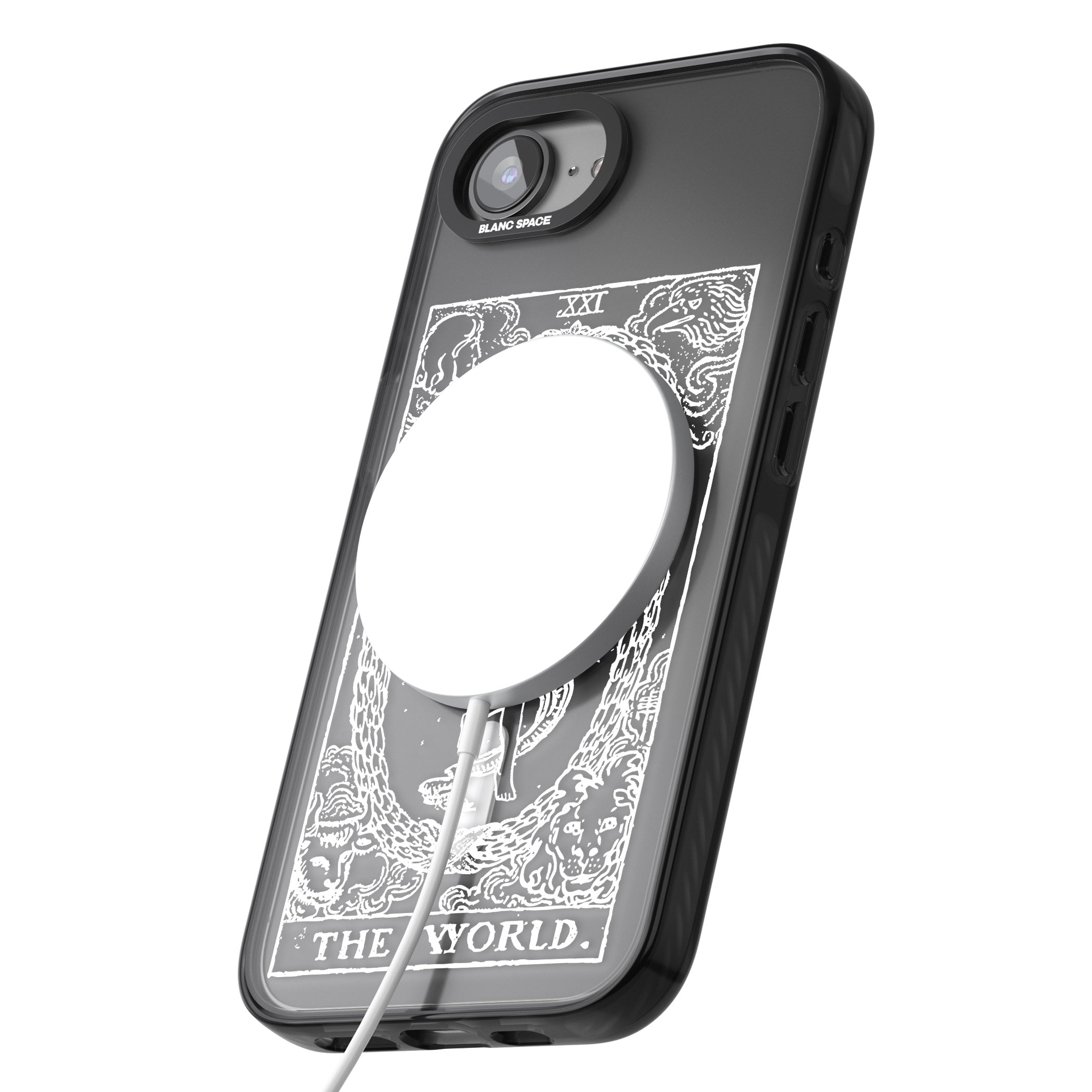 Personalised The World Tarot Card (White)