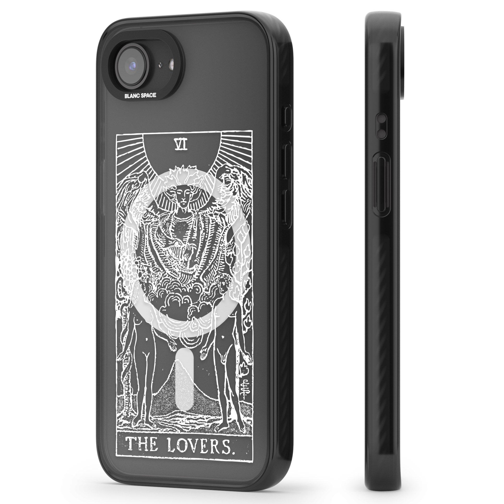 Personalised The Lovers Tarot Card (White)