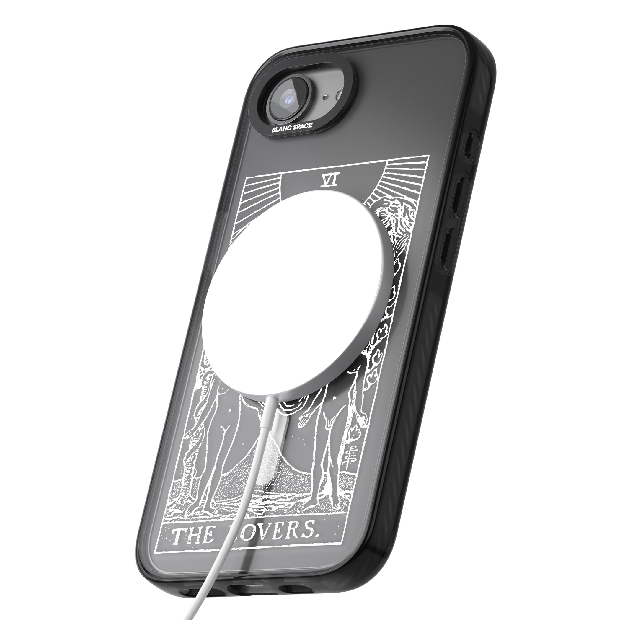 Personalised The Lovers Tarot Card (White)