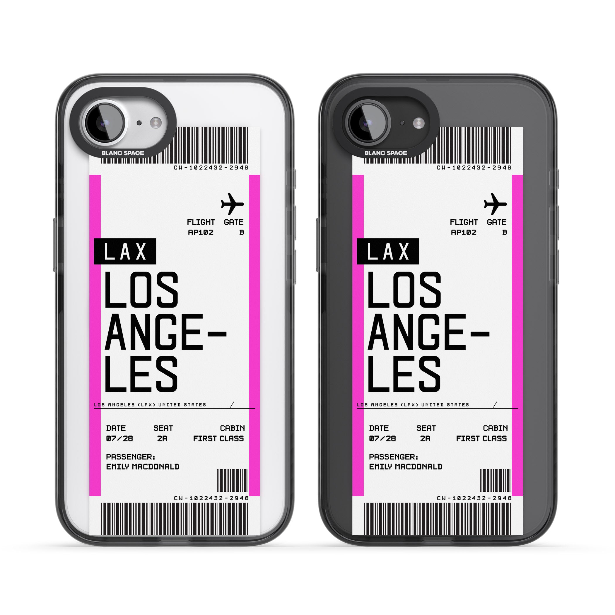Personalised Los Angeles Boarding Pass