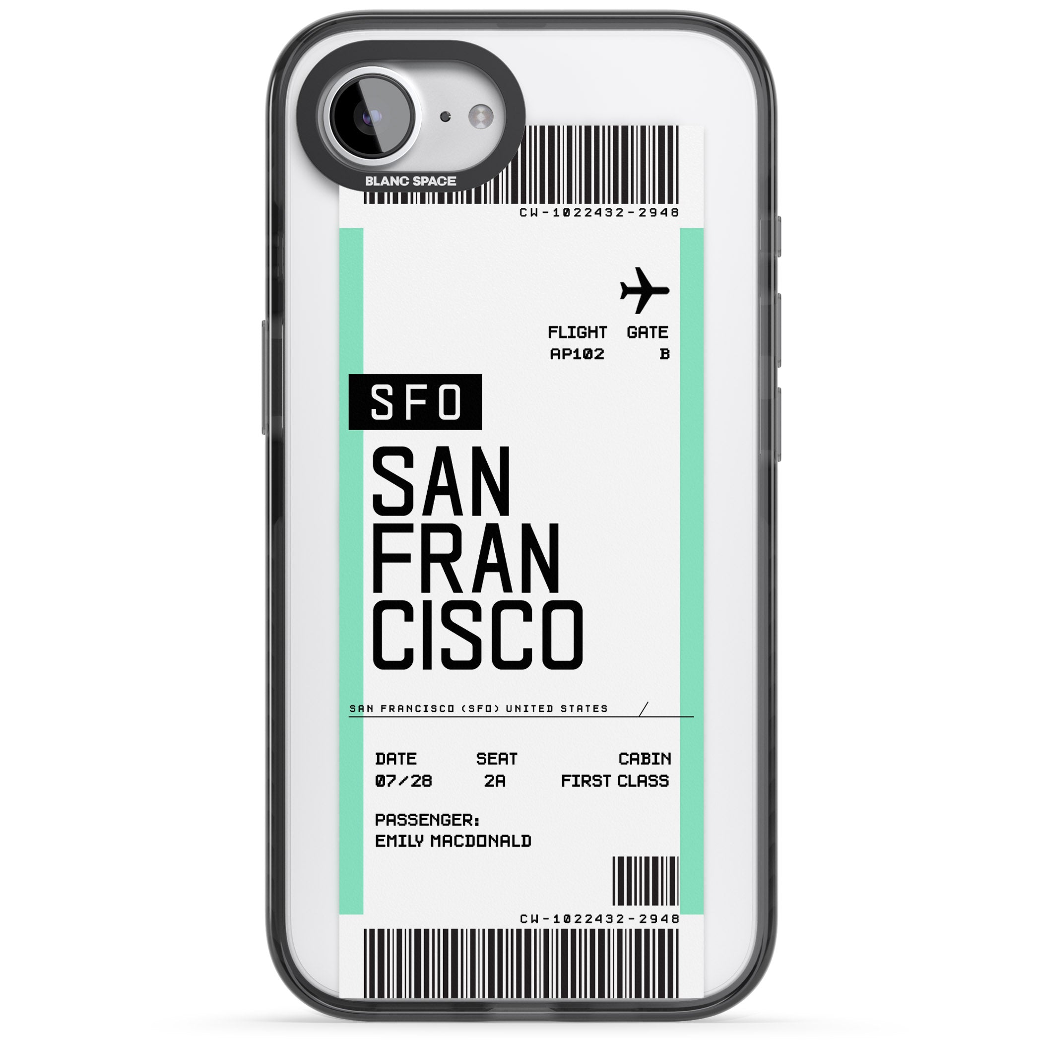 Personalised San Francisco Boarding Pass