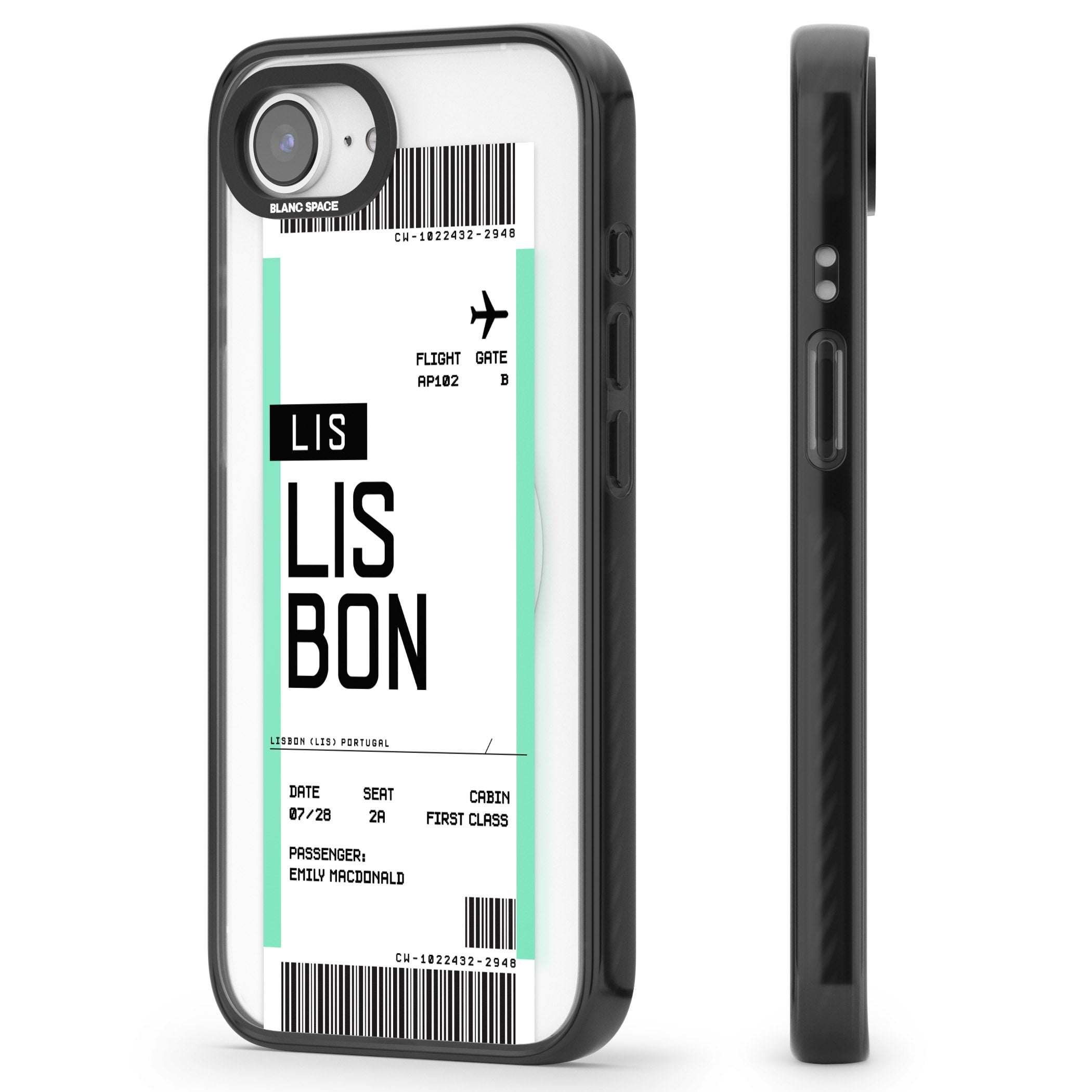 Personalised Lisbon Boarding Pass