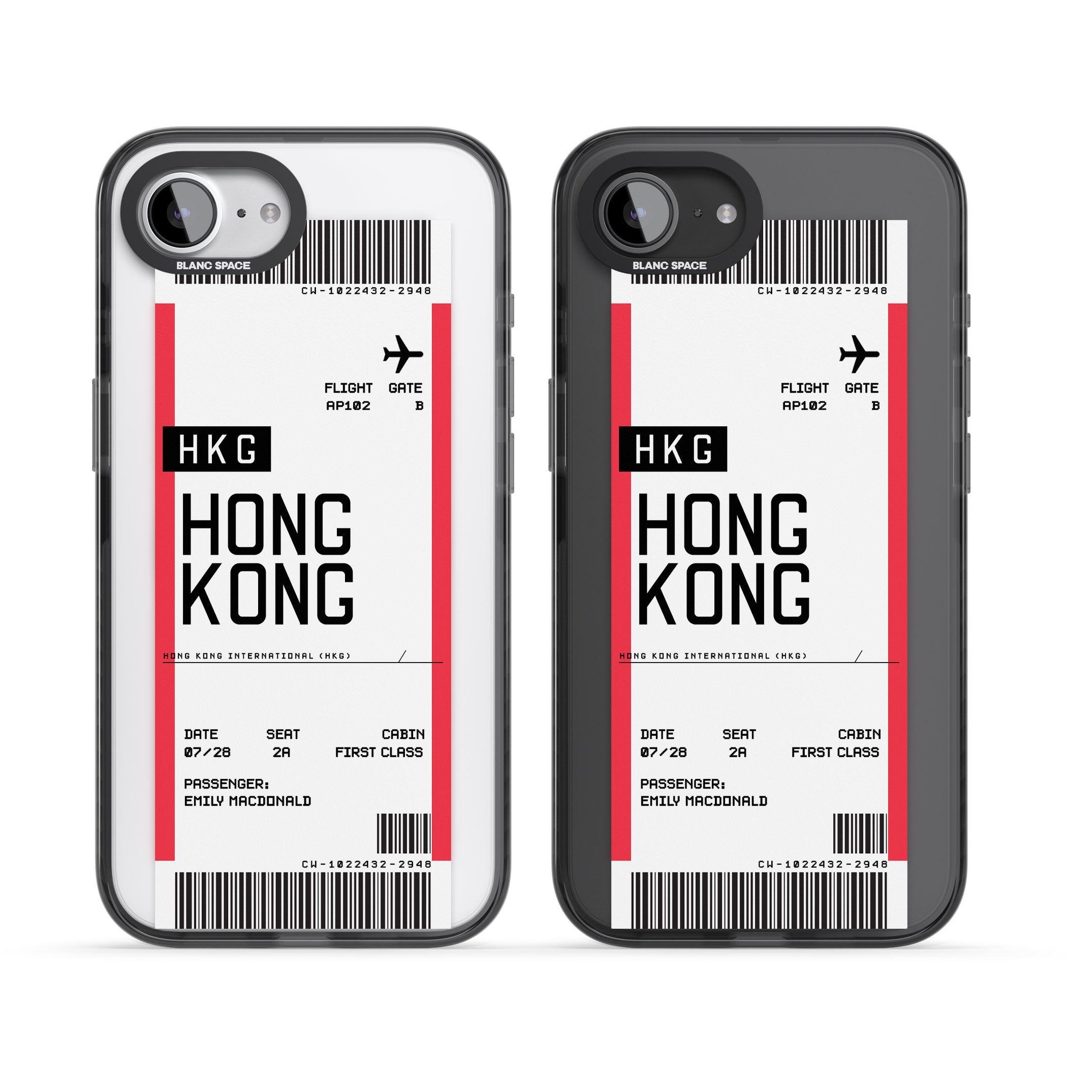 Personalised Hong Kong Boarding Pass