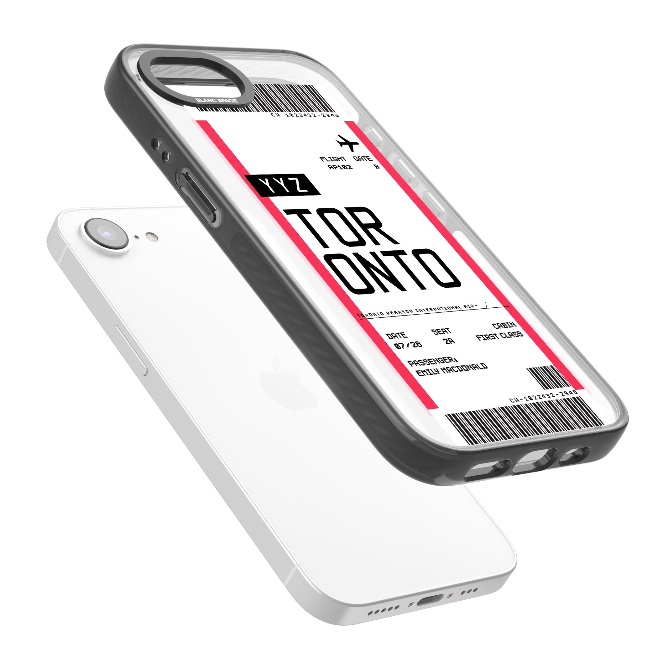 Personalised Toronto Boarding Pass