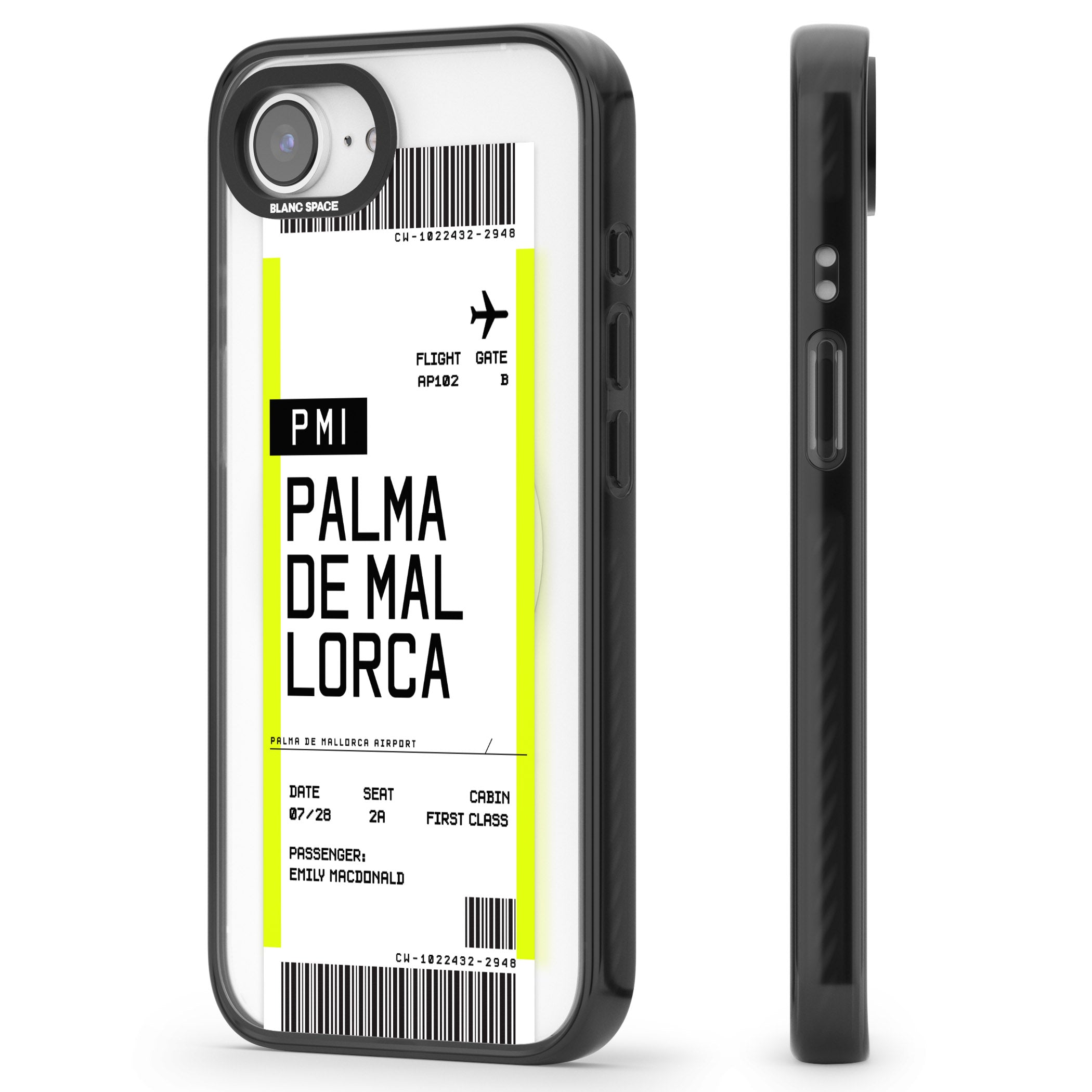 Personalised Palma De Mallorca Boarding Pass