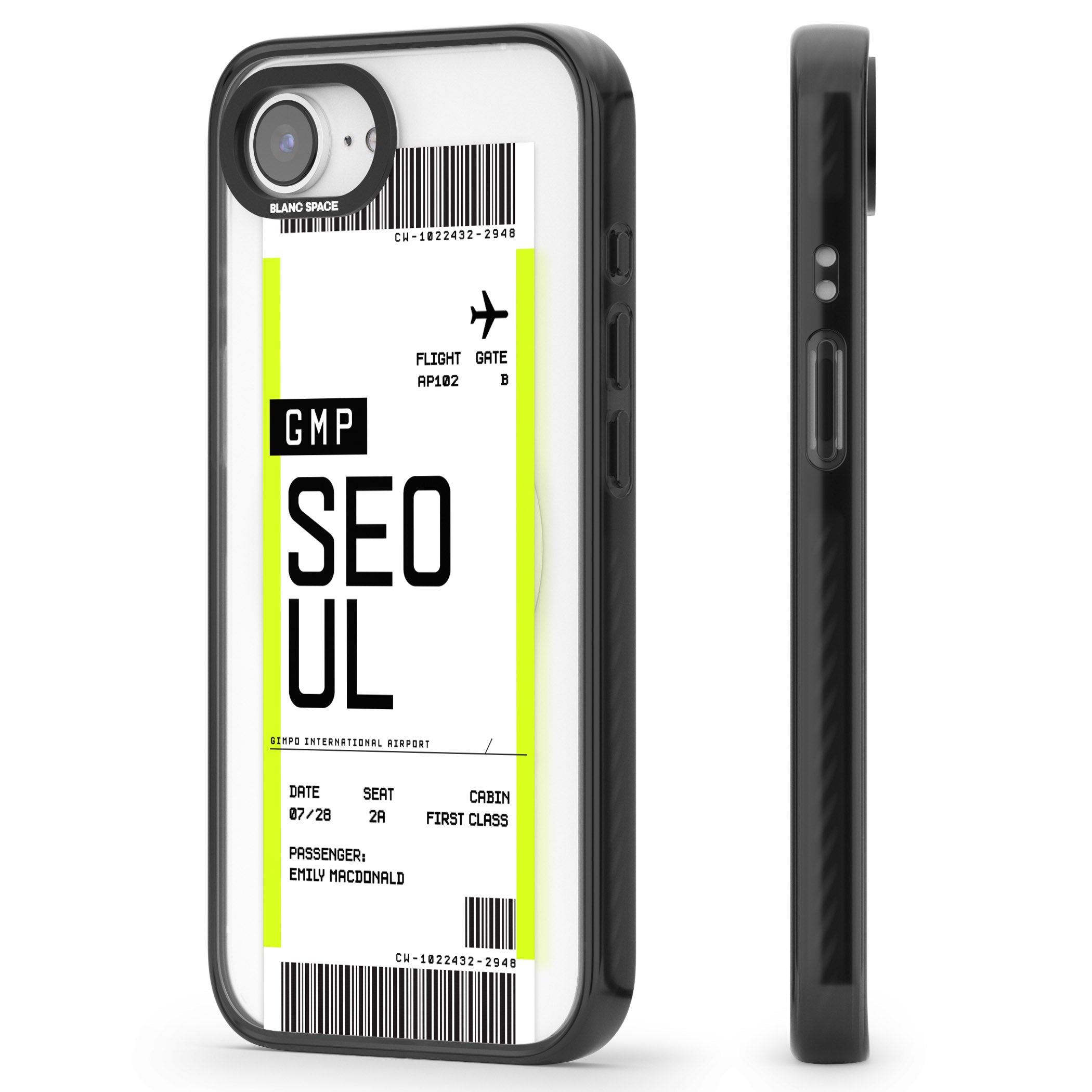 Personalised Seoul Boarding Pass