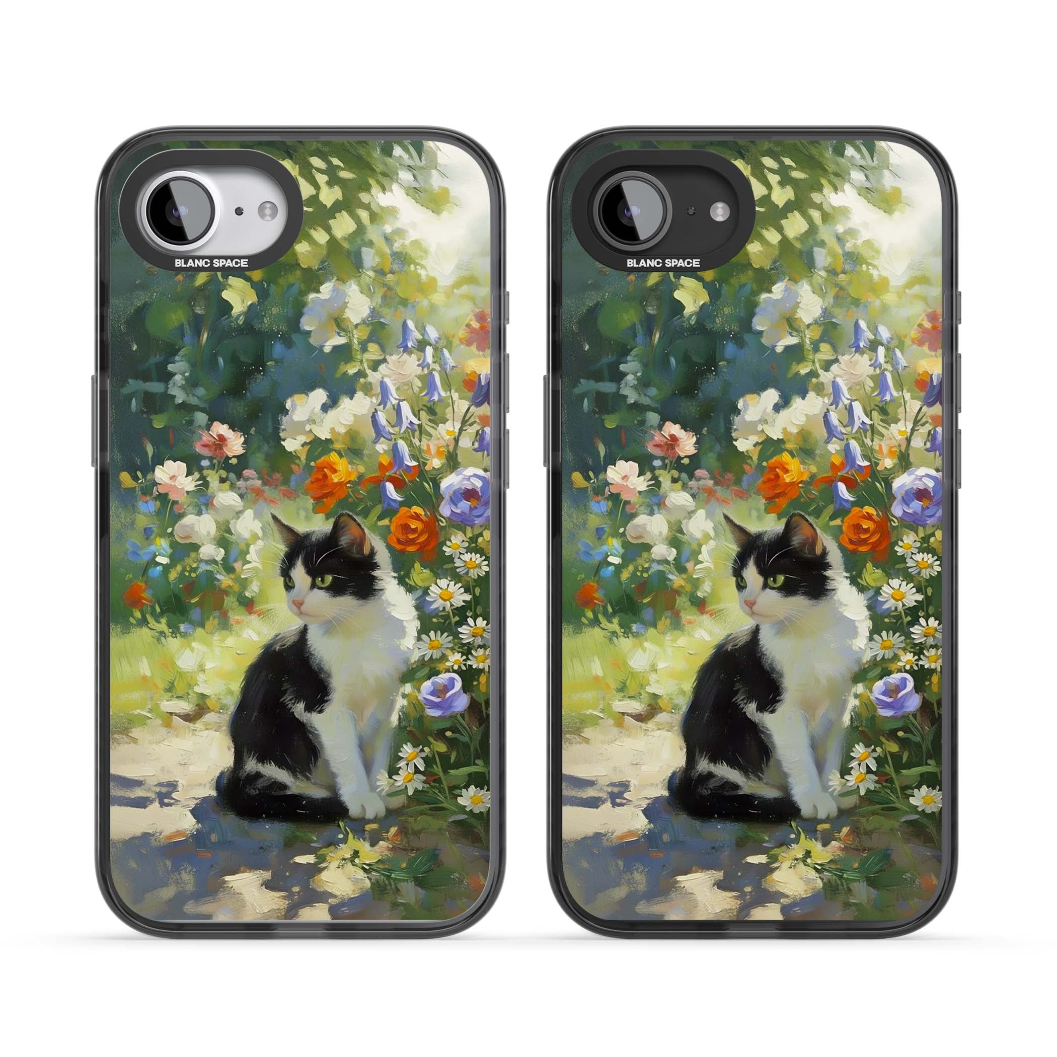 Cat In The Meadow for her iPhone case | Black Impact Magsafe case for iPhone 16e, iPhone 17e