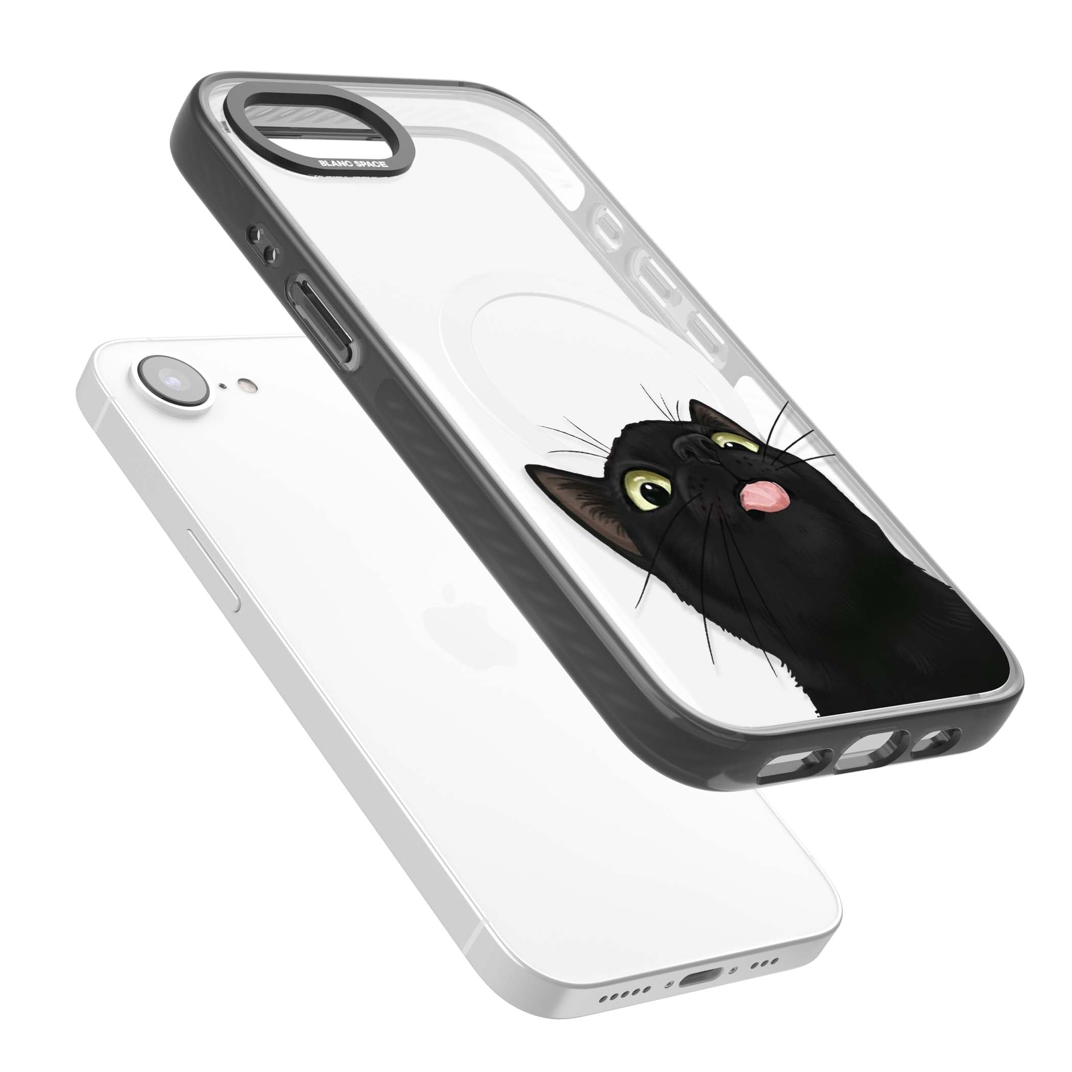 Black Cat Energy for her iPhone case | Black Impact Magsafe case for iPhone 16e, iPhone 17e
