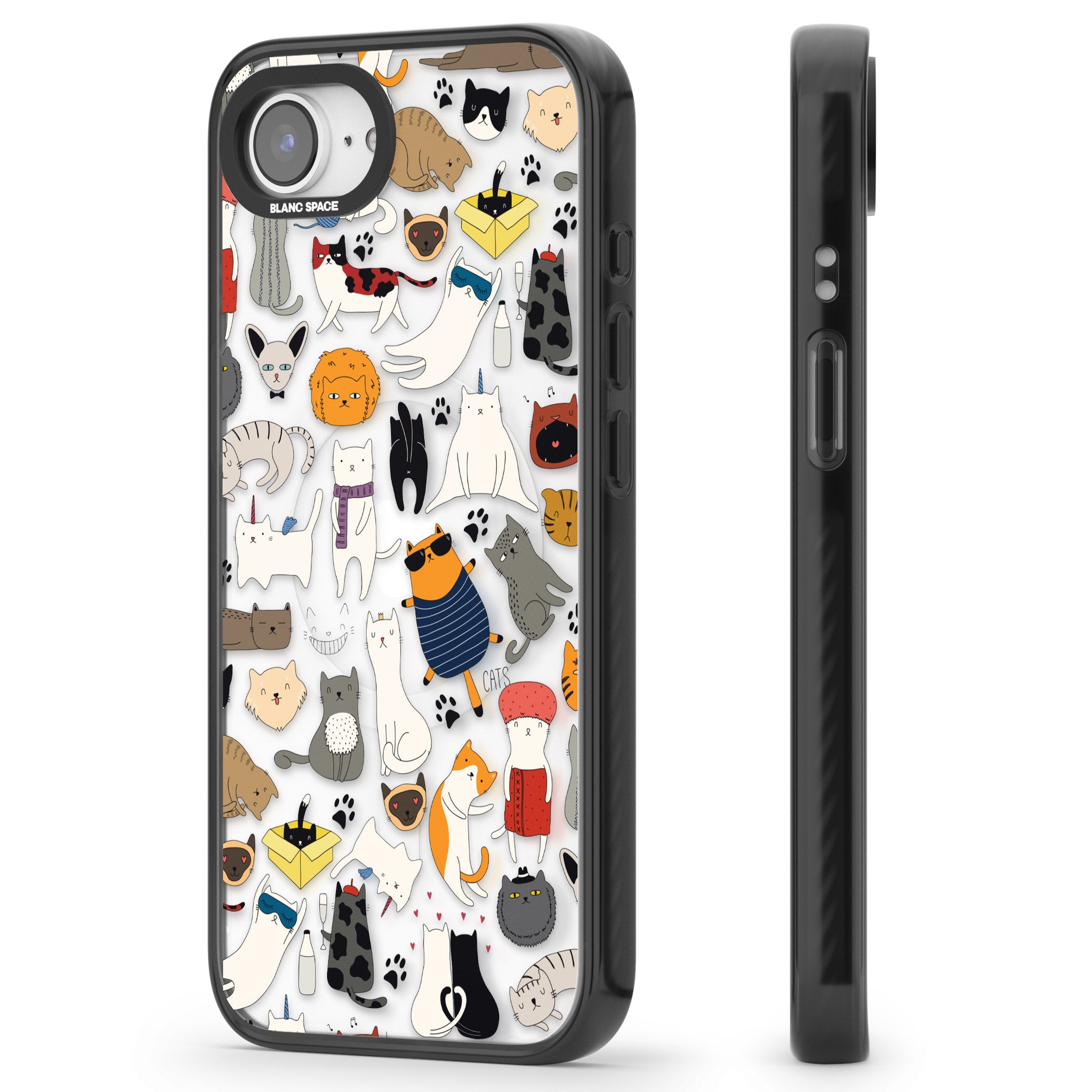 Cartoon Cat Collage