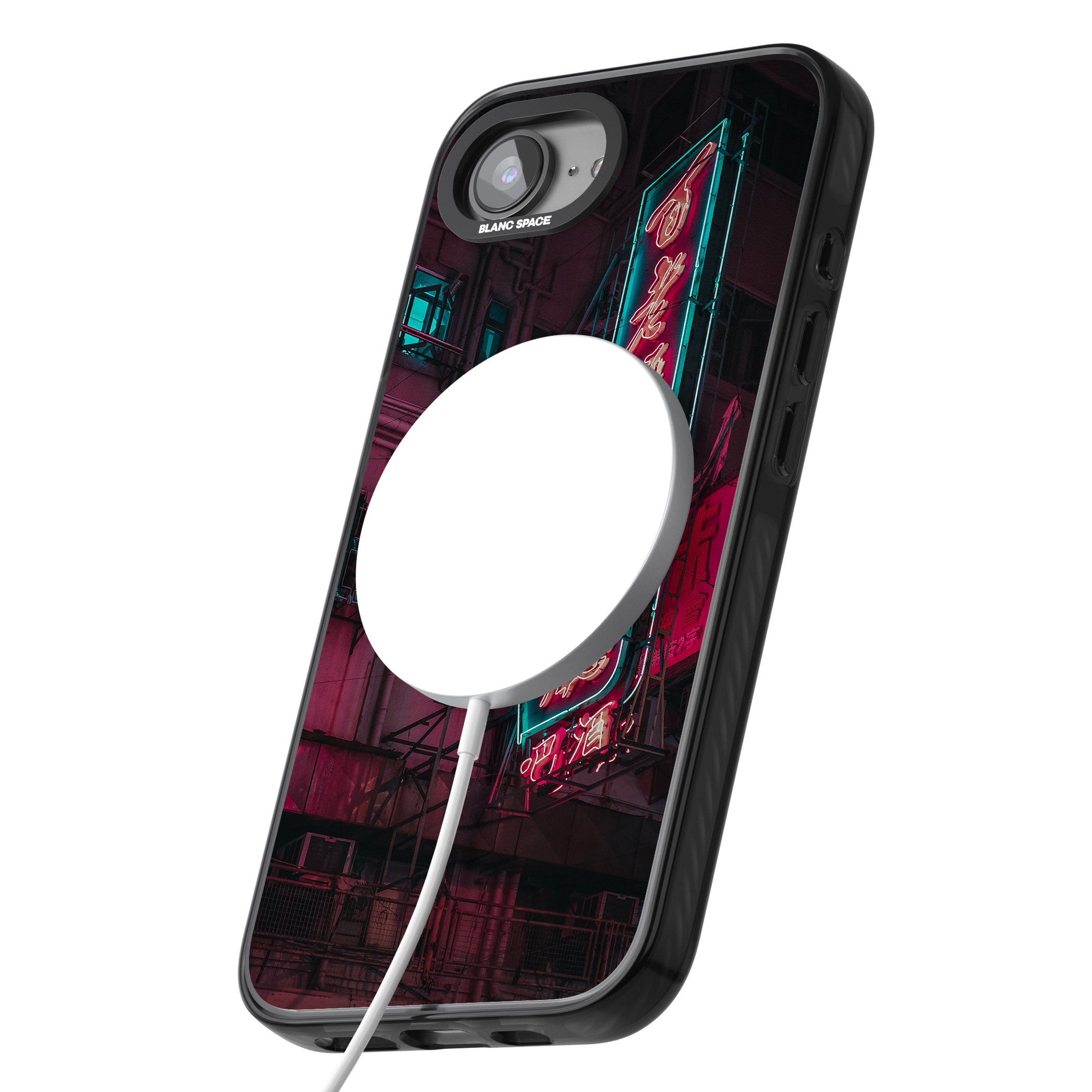 Neon Kanji Cityscape