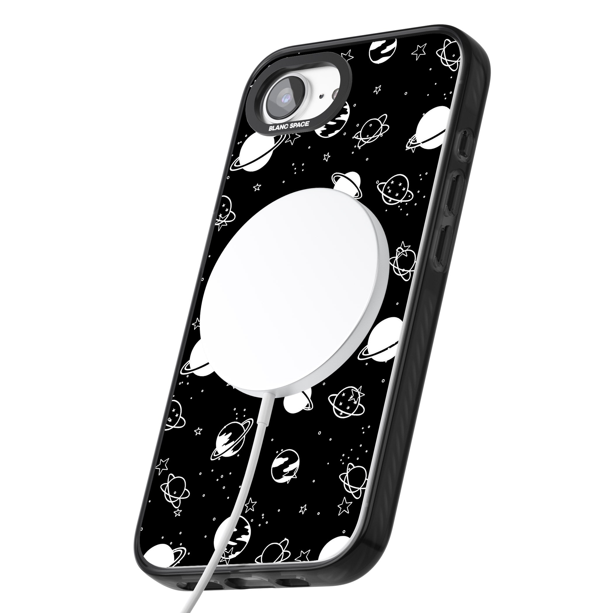 White Planets On Black