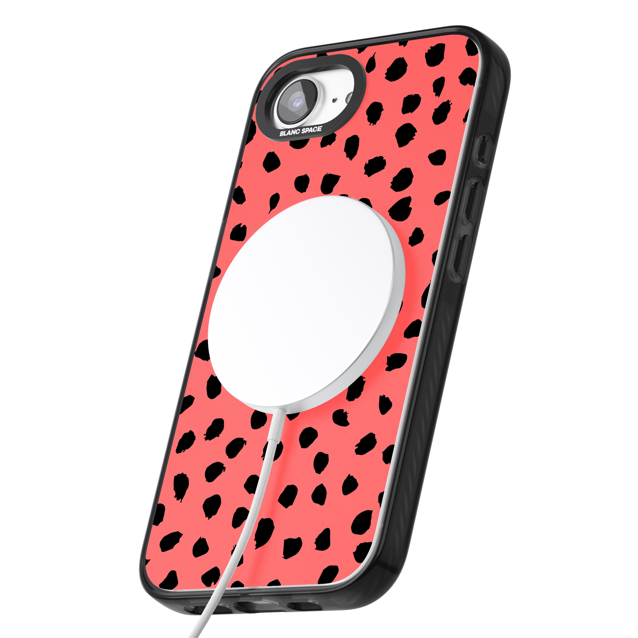 Black Dalmatian Spots On Coral