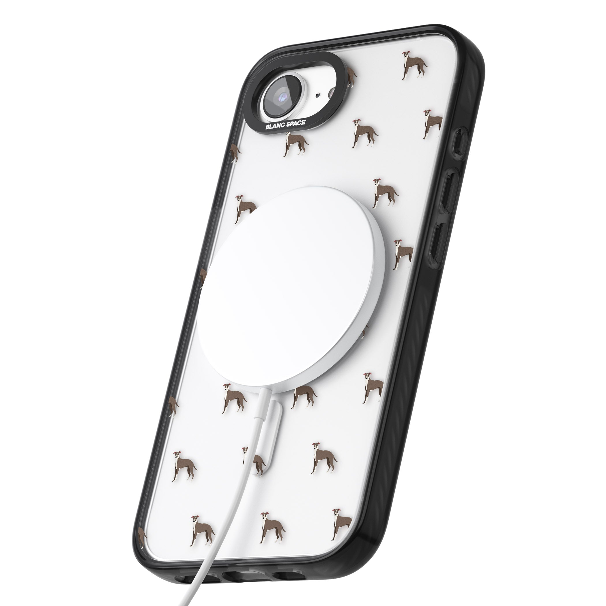 Whippet Dog Pattern Clear