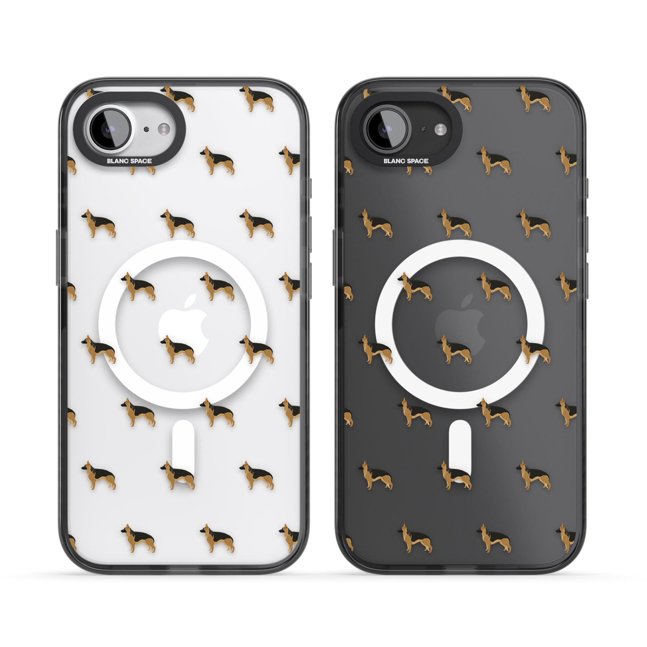 German Shepherd Pattern Clear