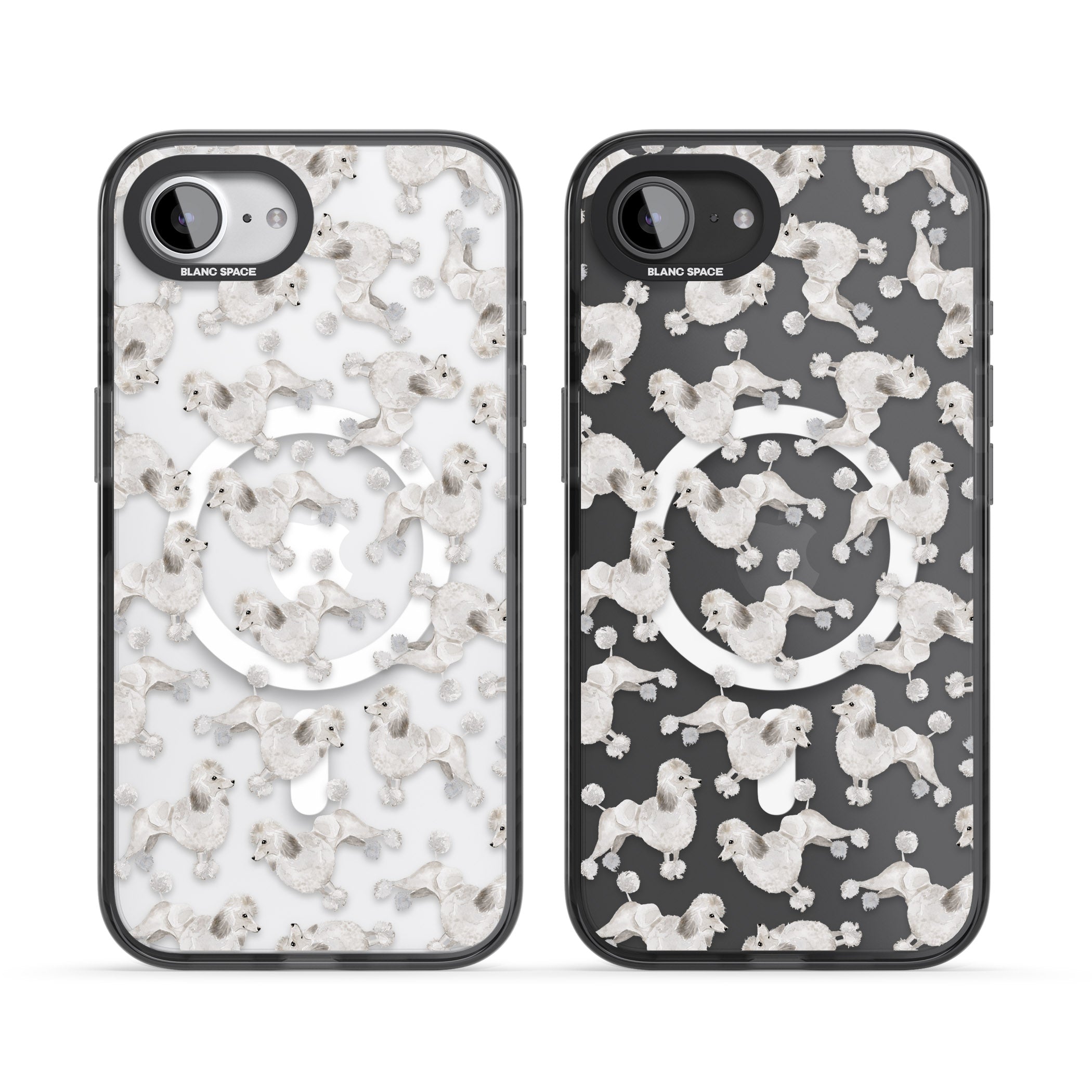 Poodle Watercolor Pattern