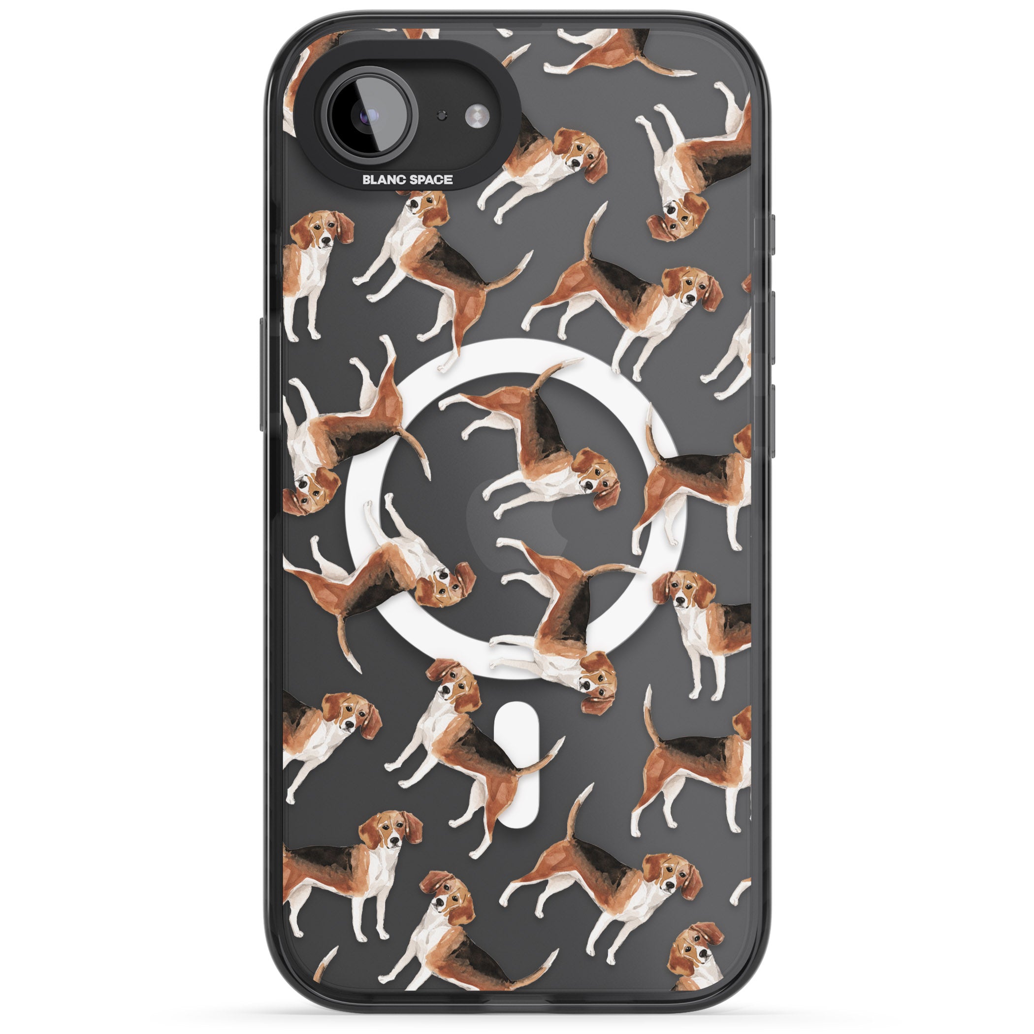 Beagle Watercolor Pattern