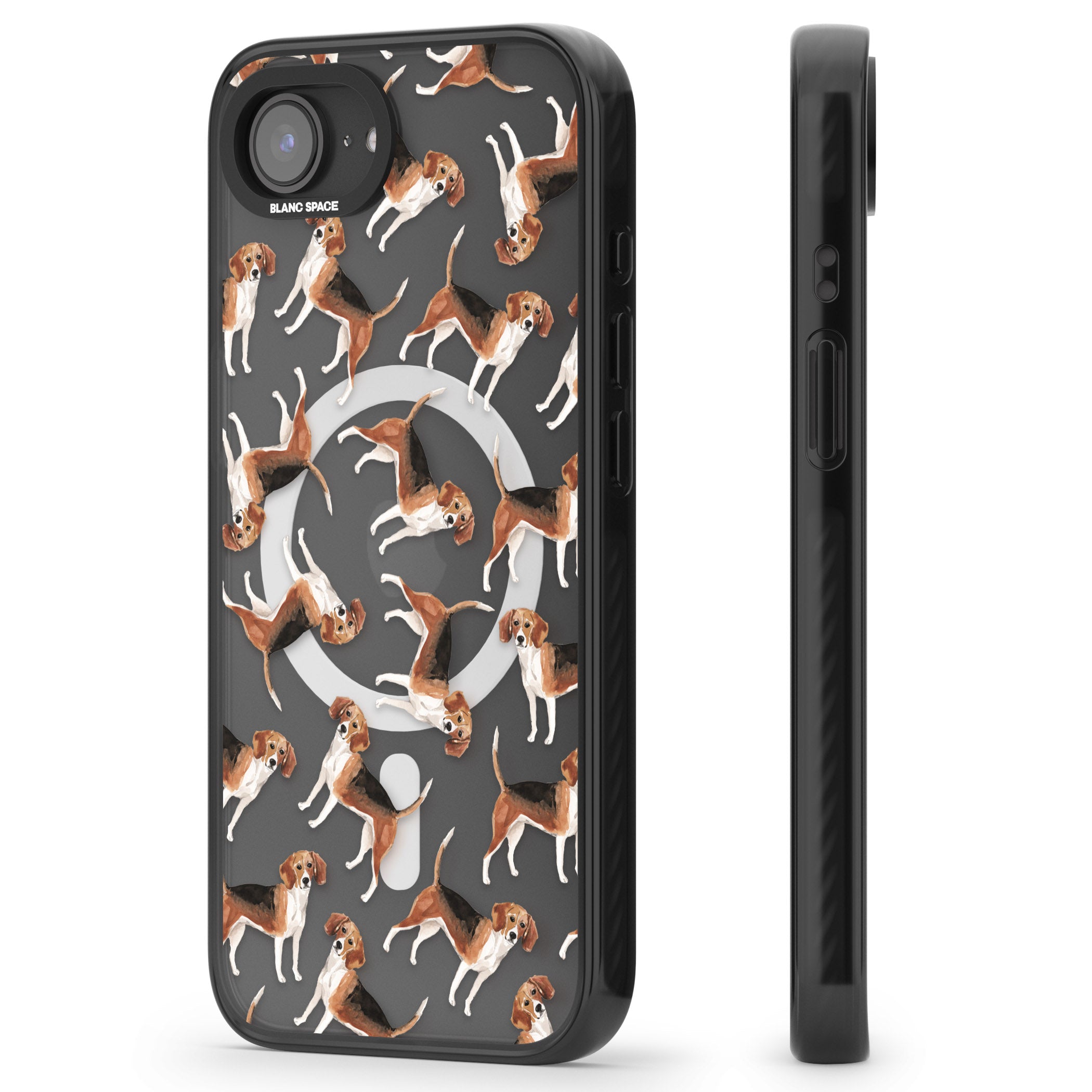 Beagle Watercolor Pattern