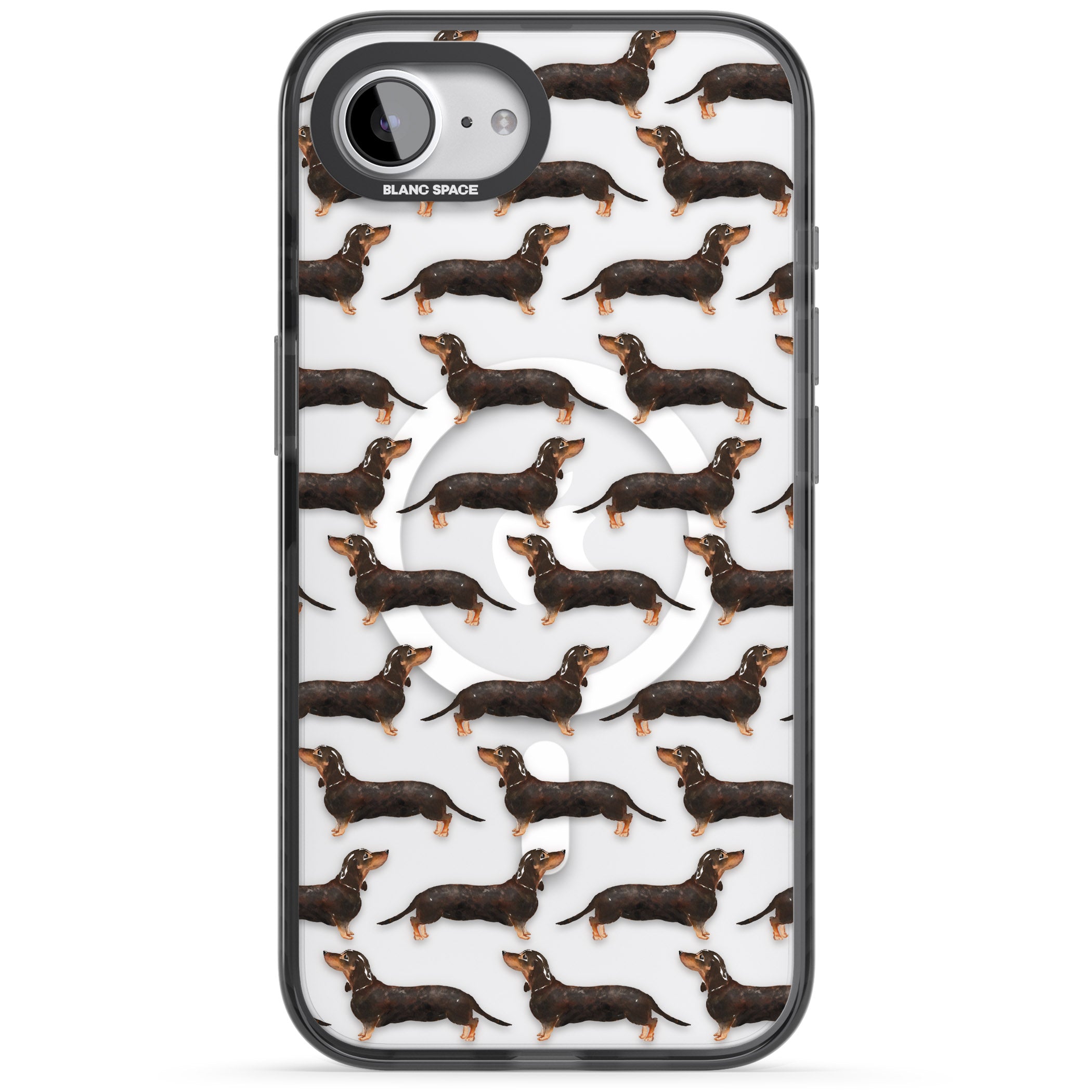 Dachshund Pattern Black Tan