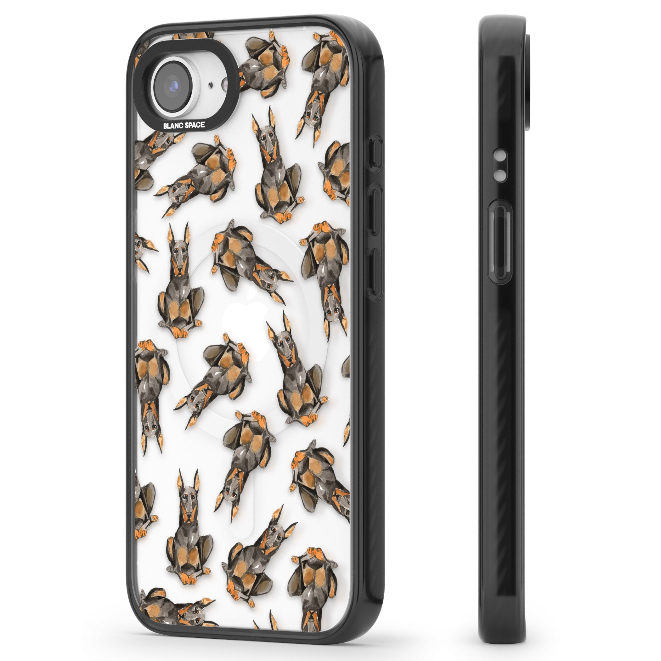 Doberman Watercolor Dog