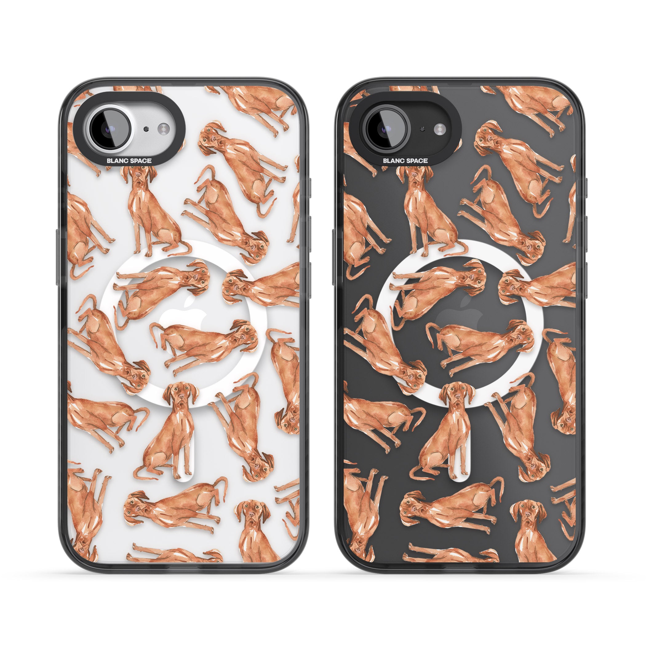 Hungarian Vizsla Watercolor Pattern