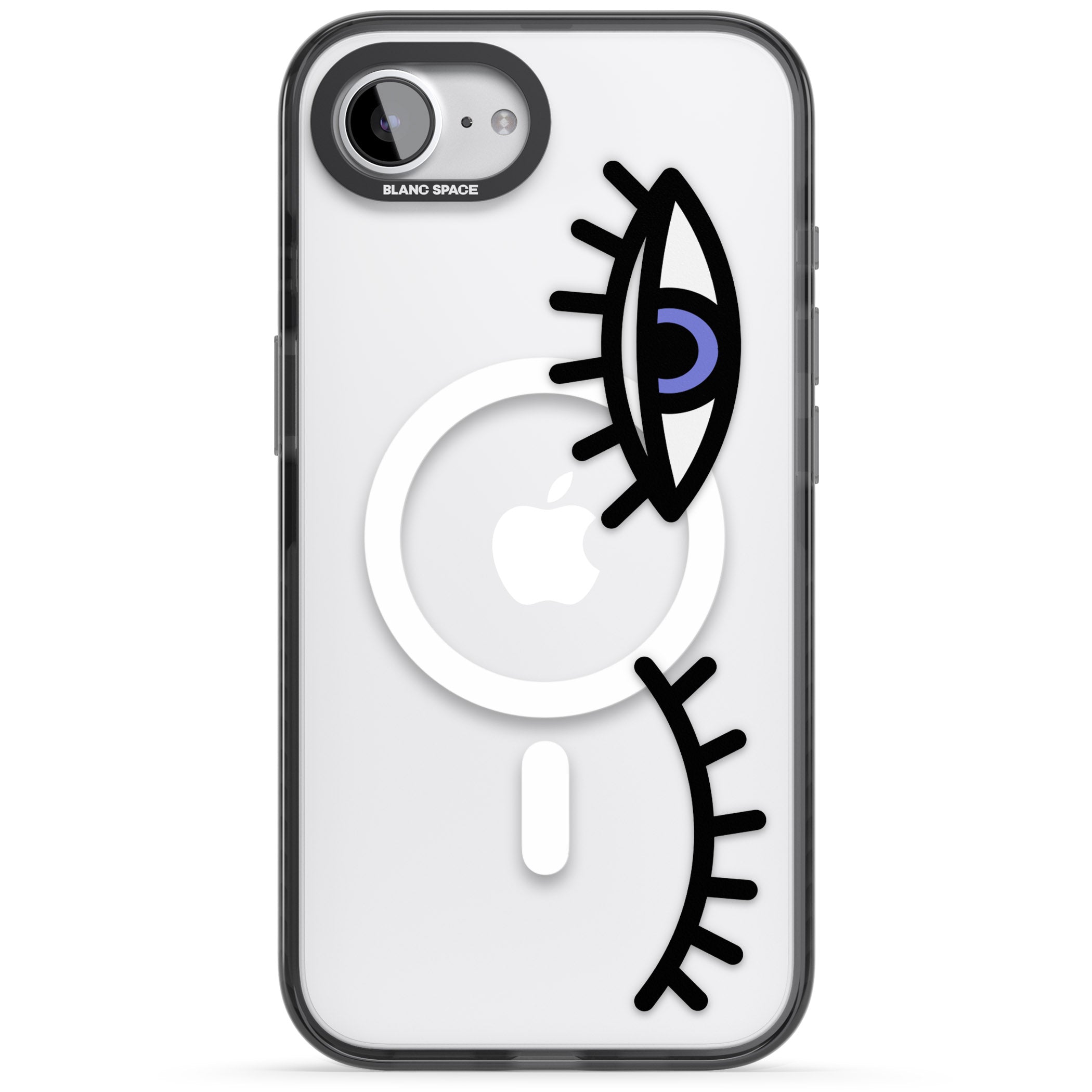 Winking Eyes Transparent Pattern