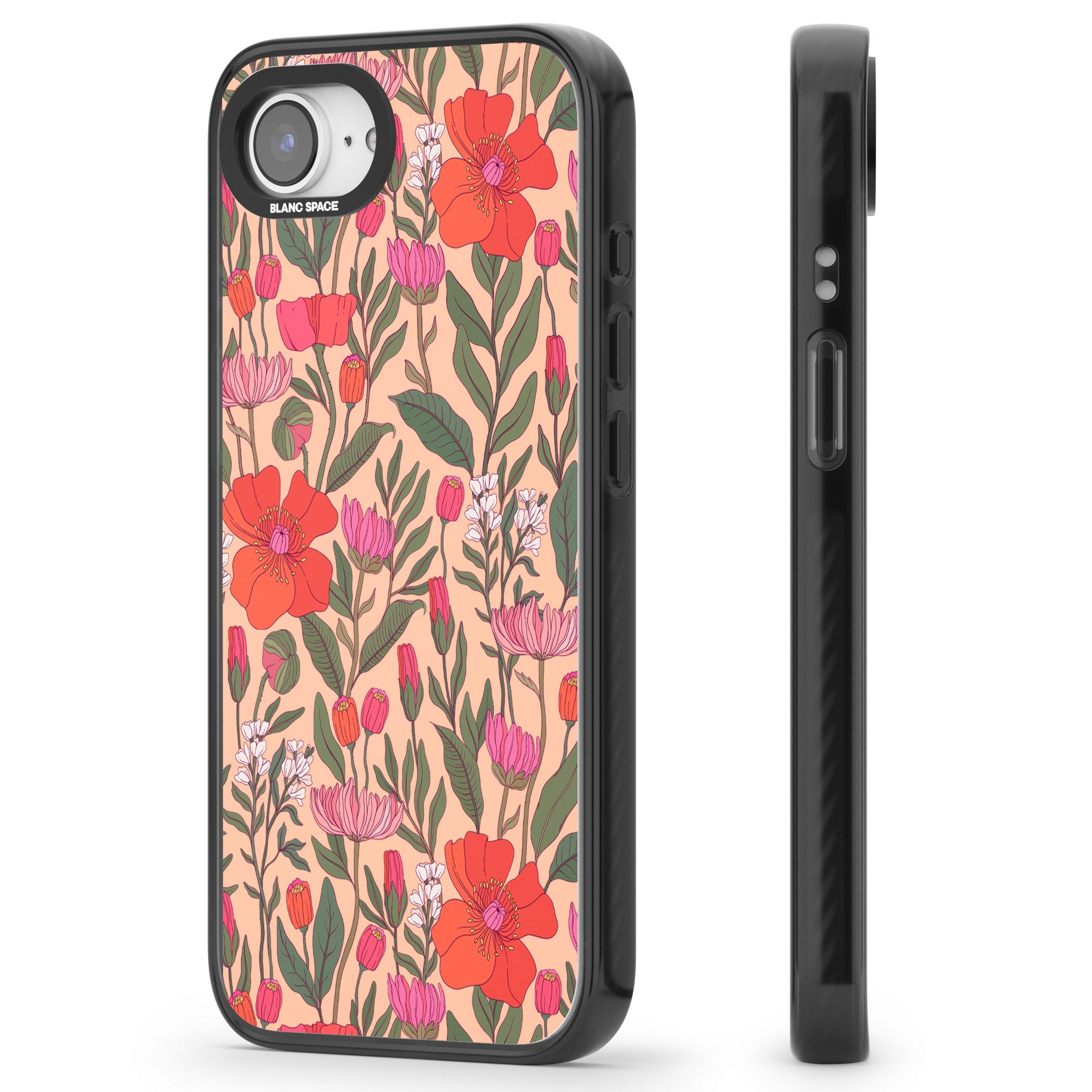 Peachy Floral Background
