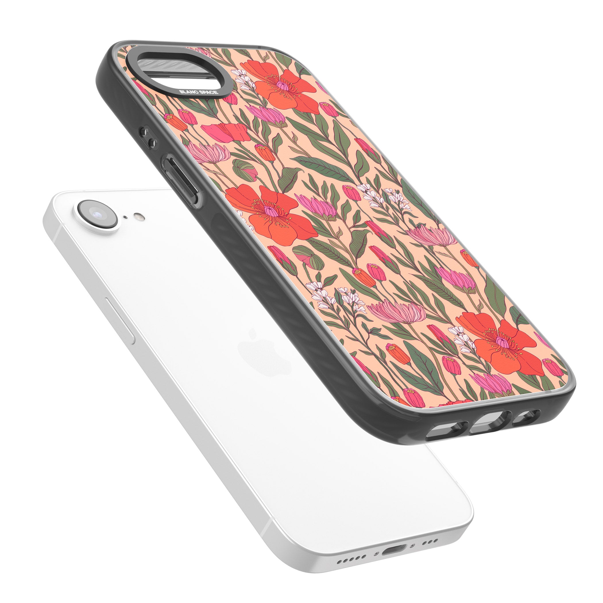 Peachy Floral Background