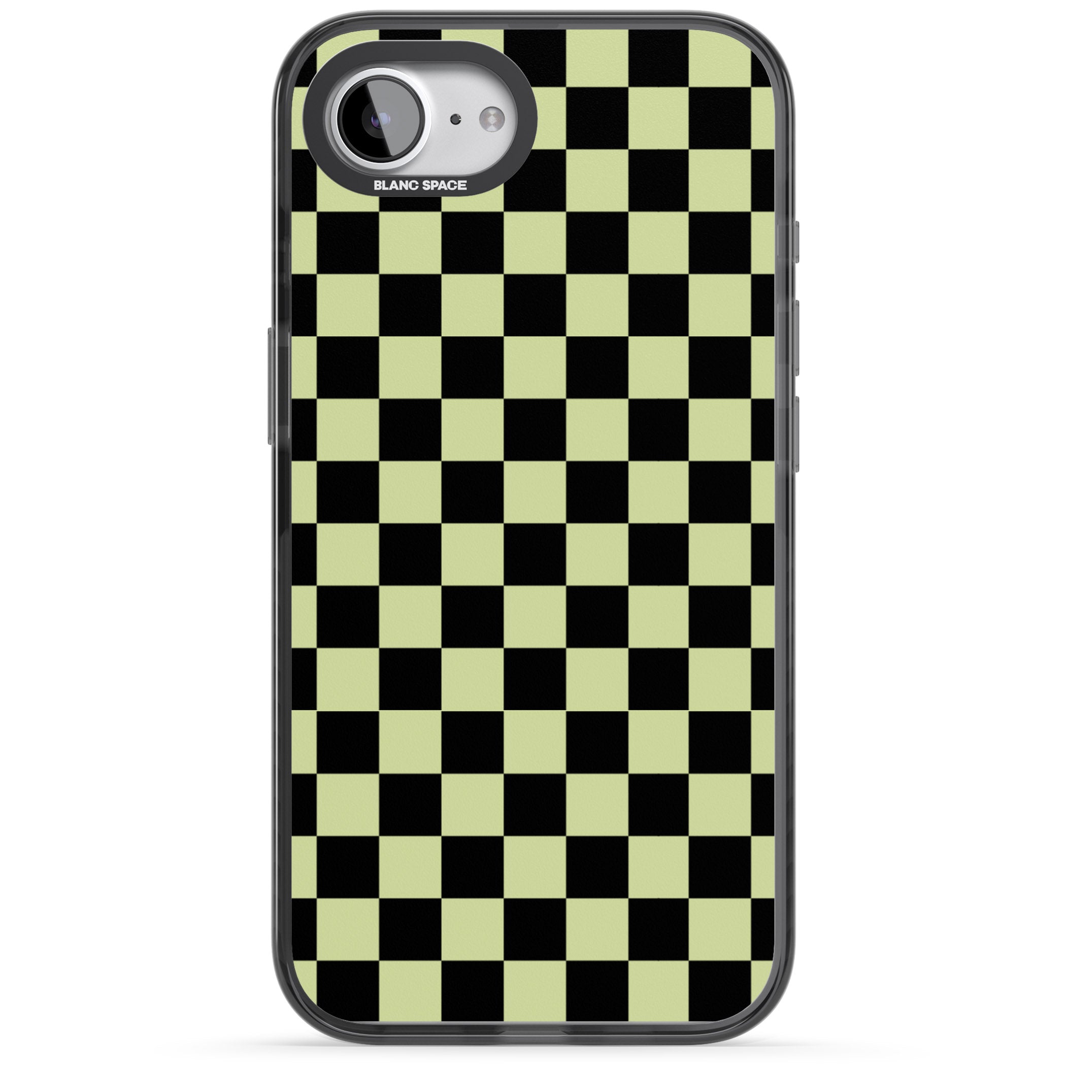 Black & Lime Check