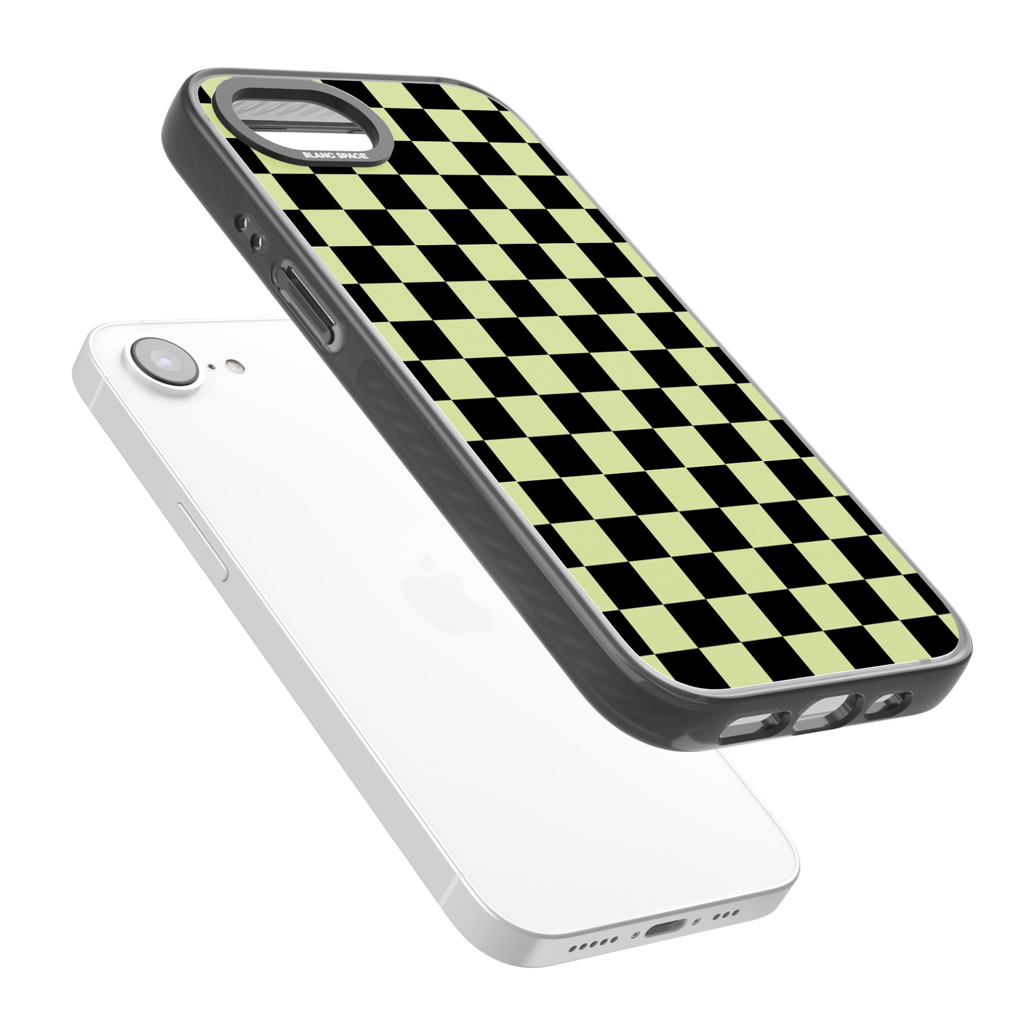 Black & Lime Check