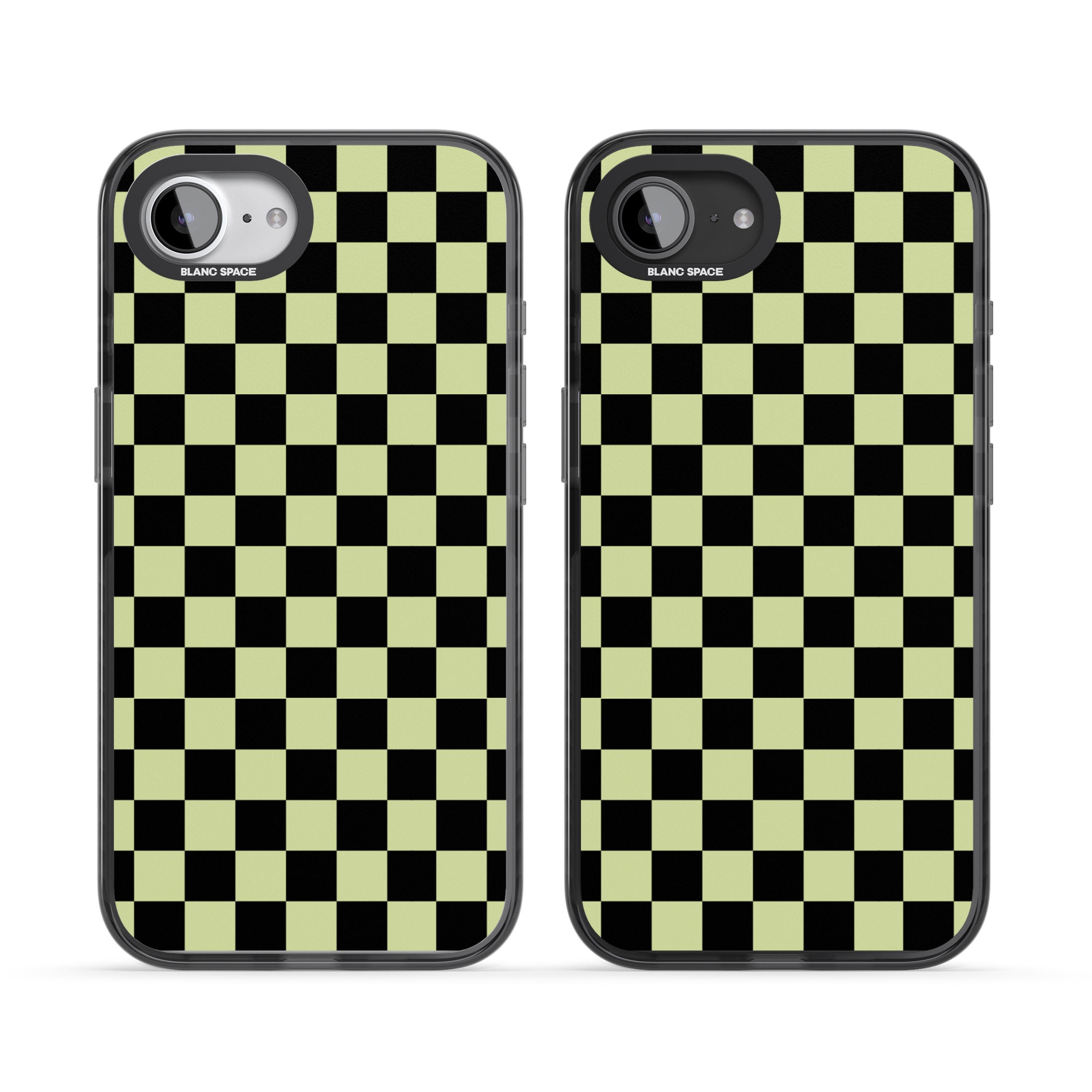 Black & Lime Check
