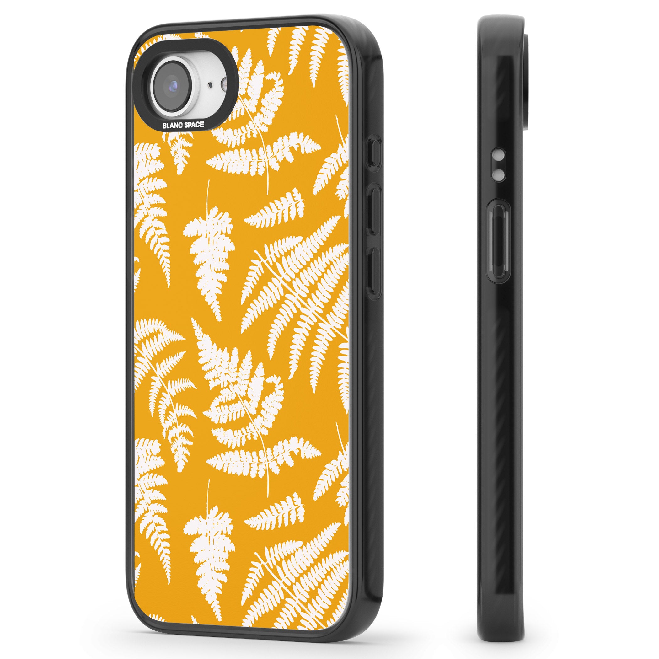 Fern Pattern On Yellow