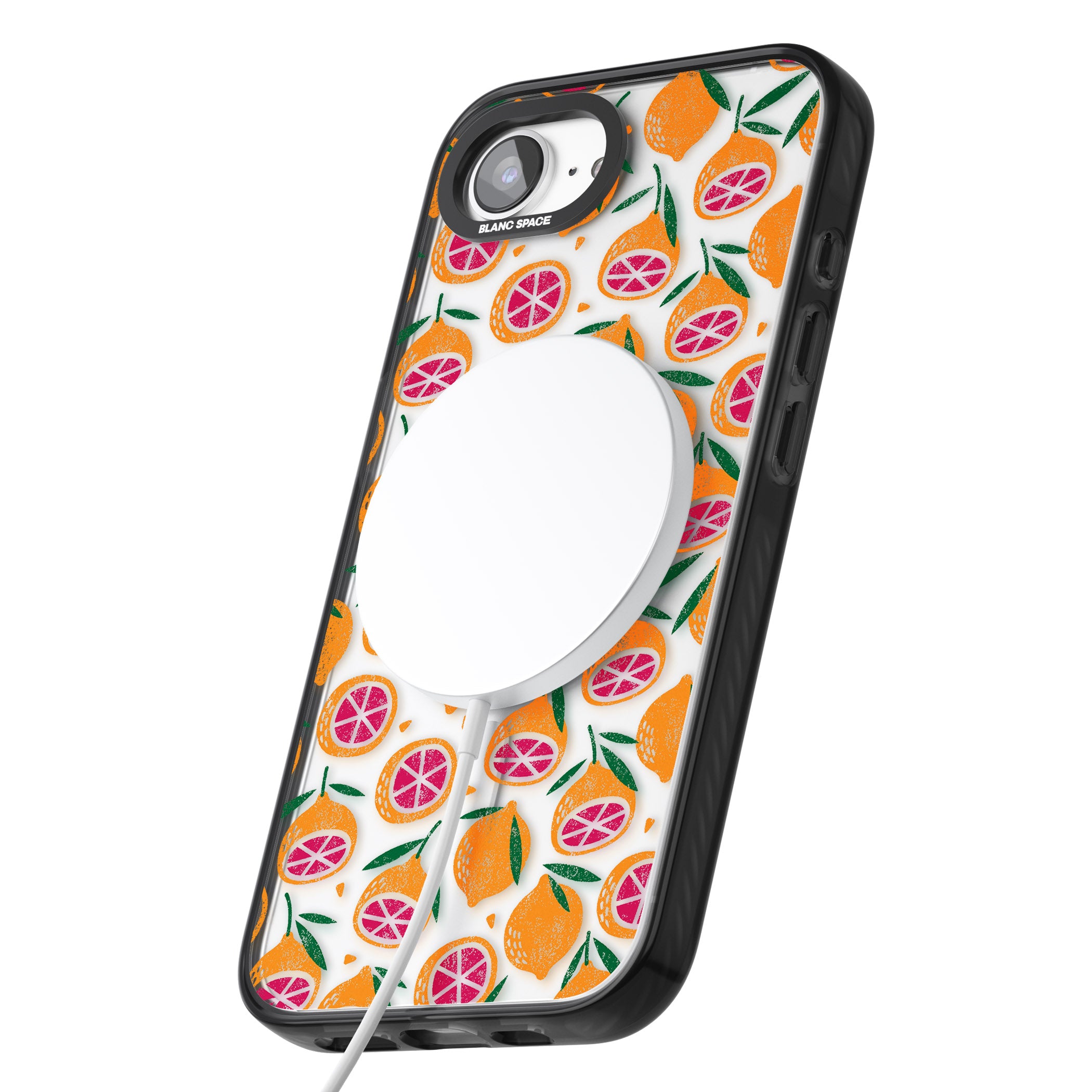 Blood Orange Fruit Pattern Transparent