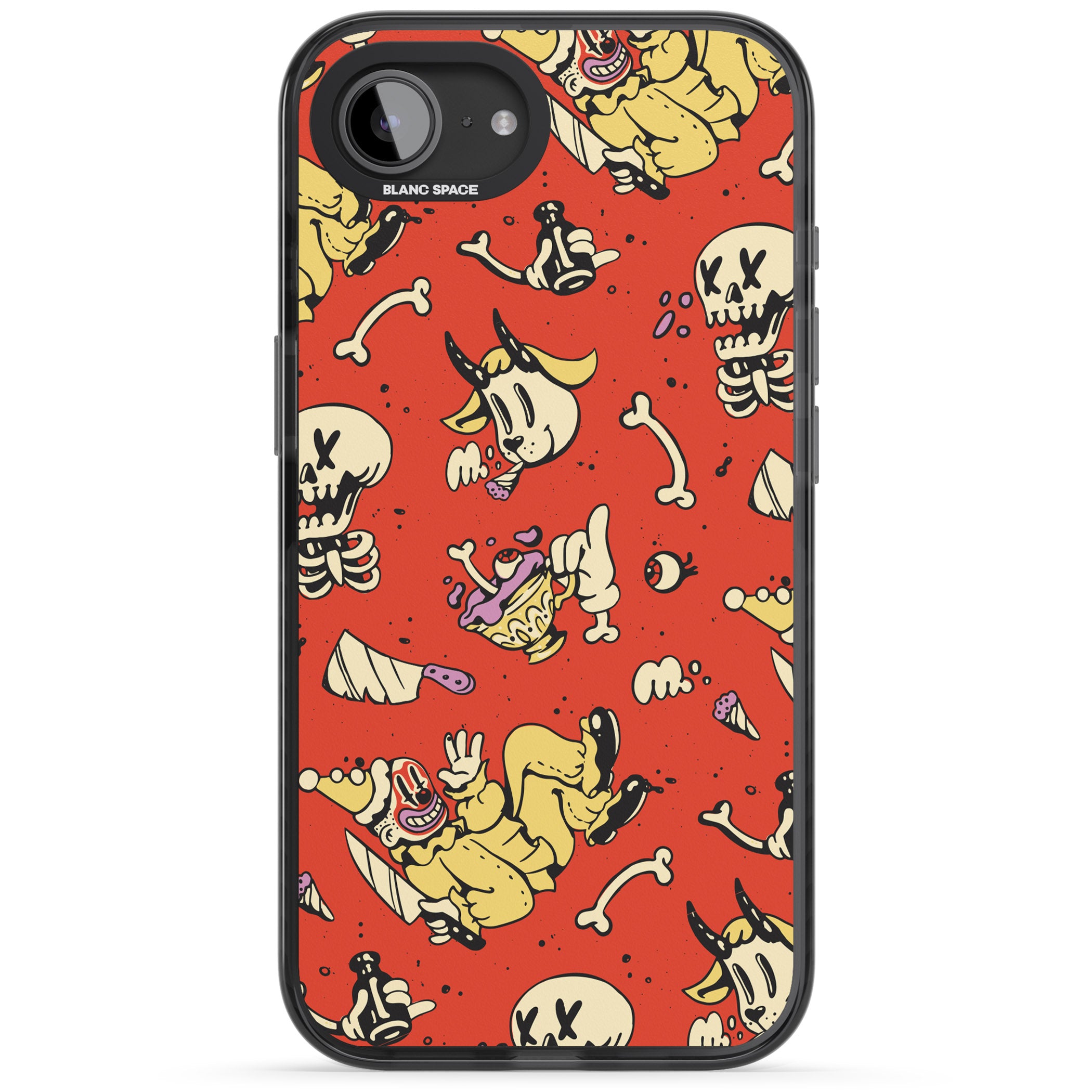 Red Retro Halloween Pattern