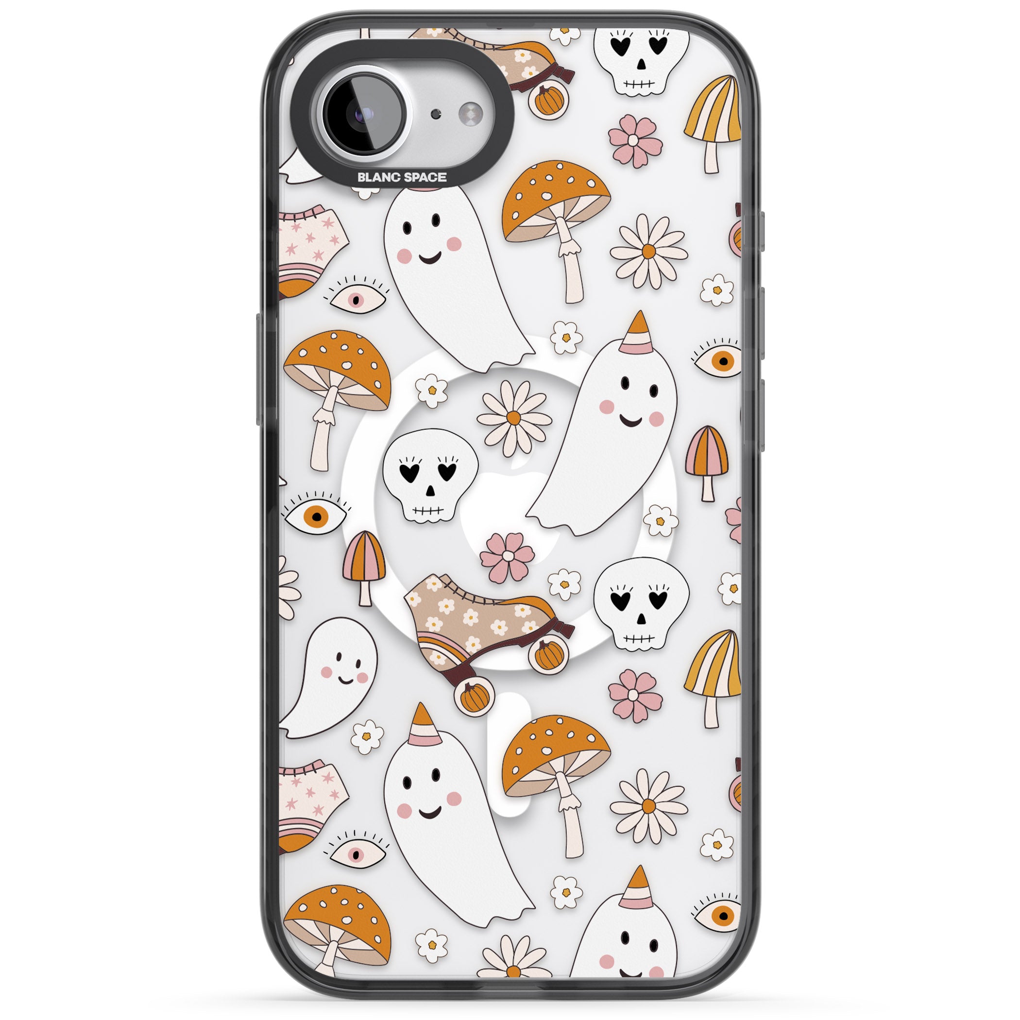 Cute Ghost And Skulls Pattern