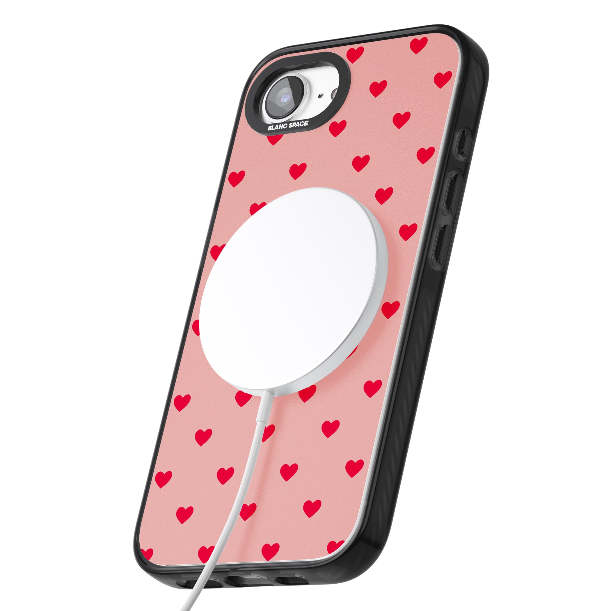 Small Heart Pattern: Red & Pink