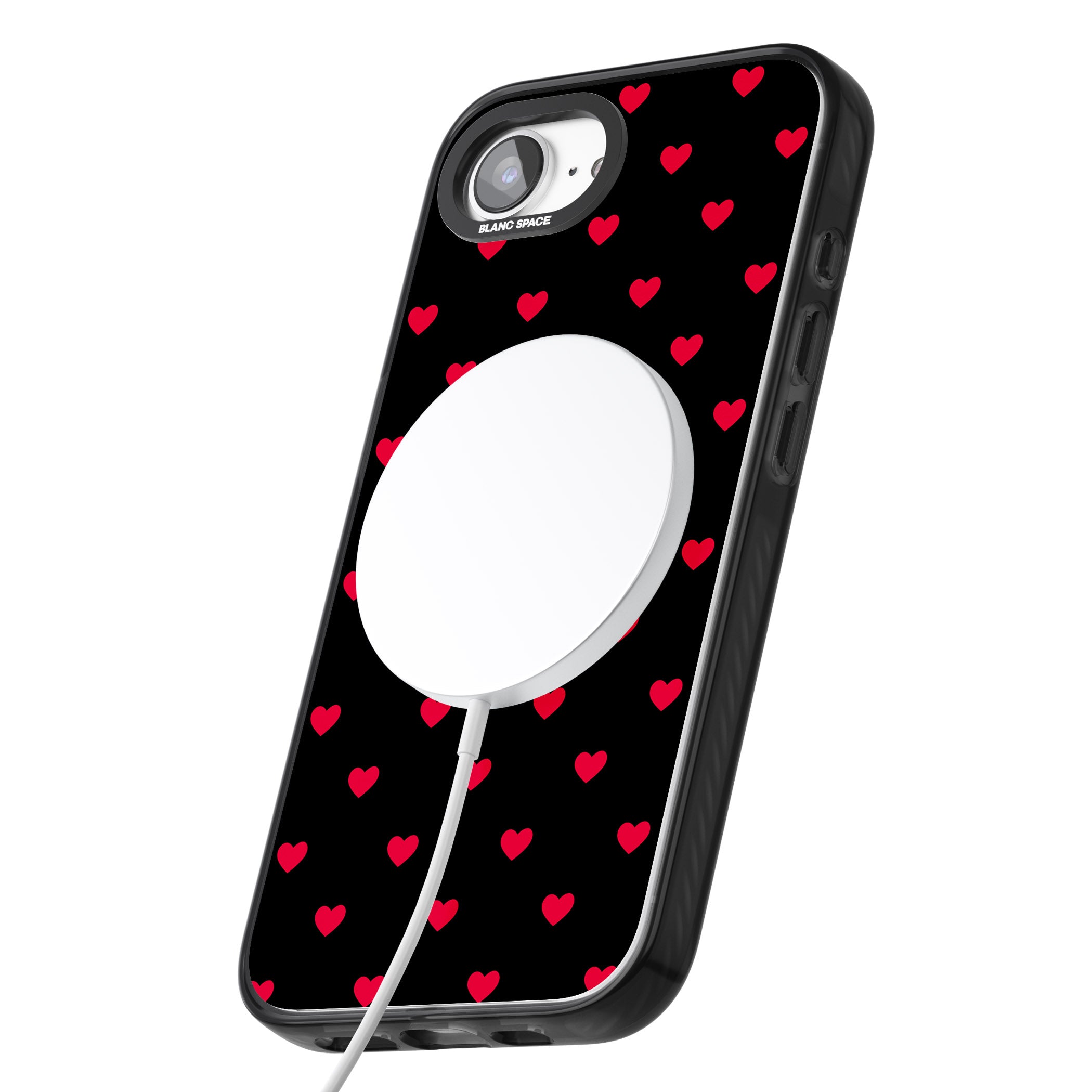 Small Heart Pattern: Red &