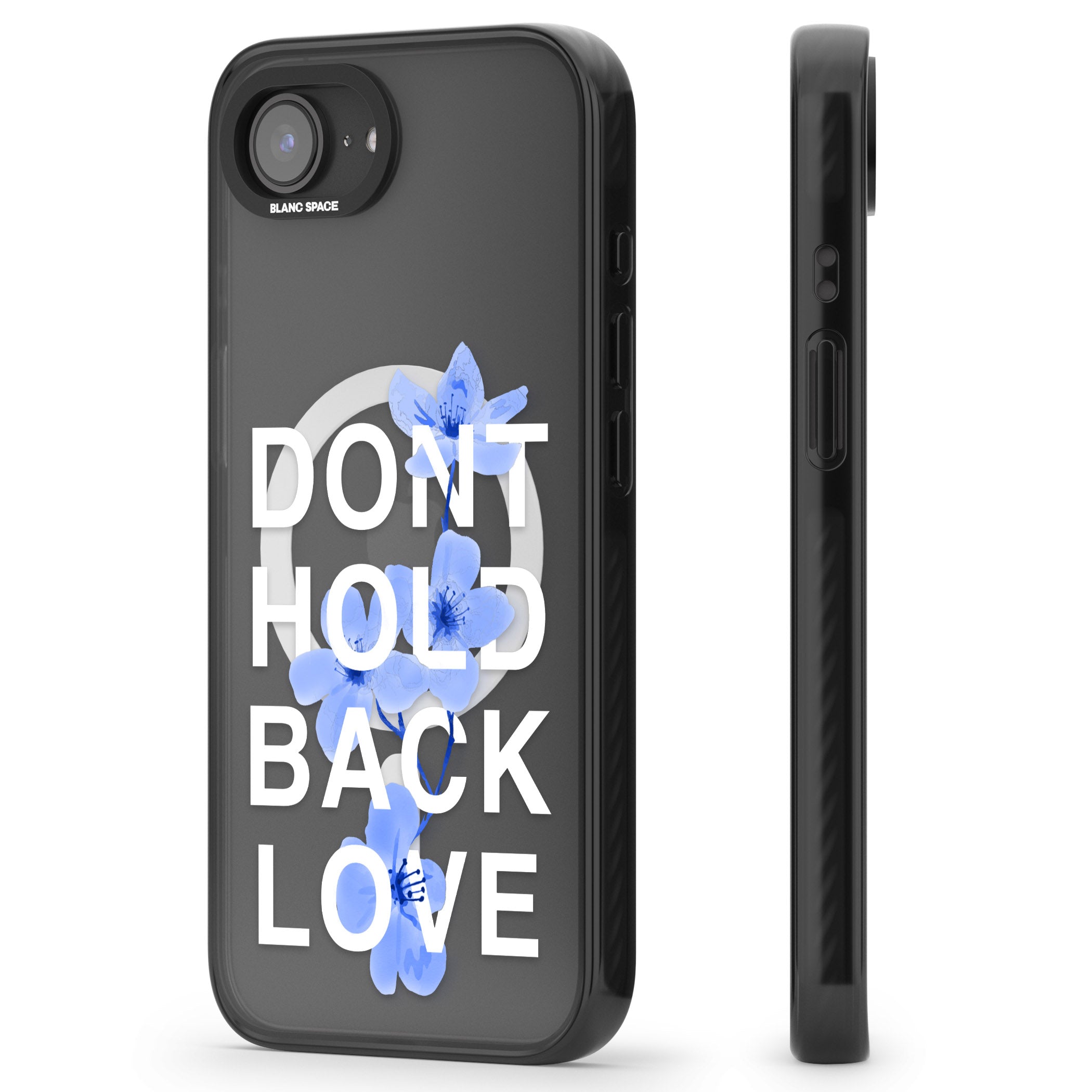 Don'T Hold Back Love Blue & White