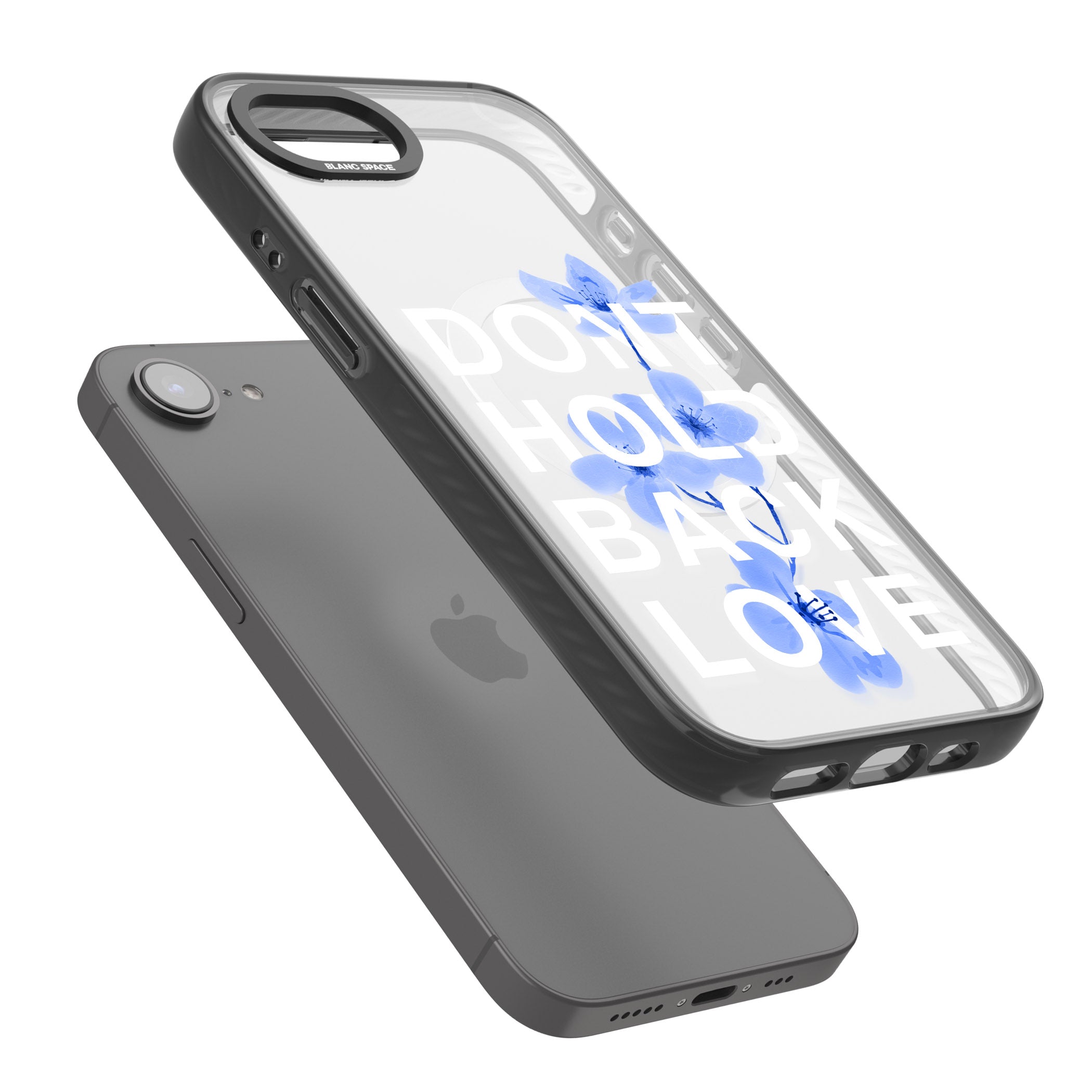 Don'T Hold Back Love Blue & White