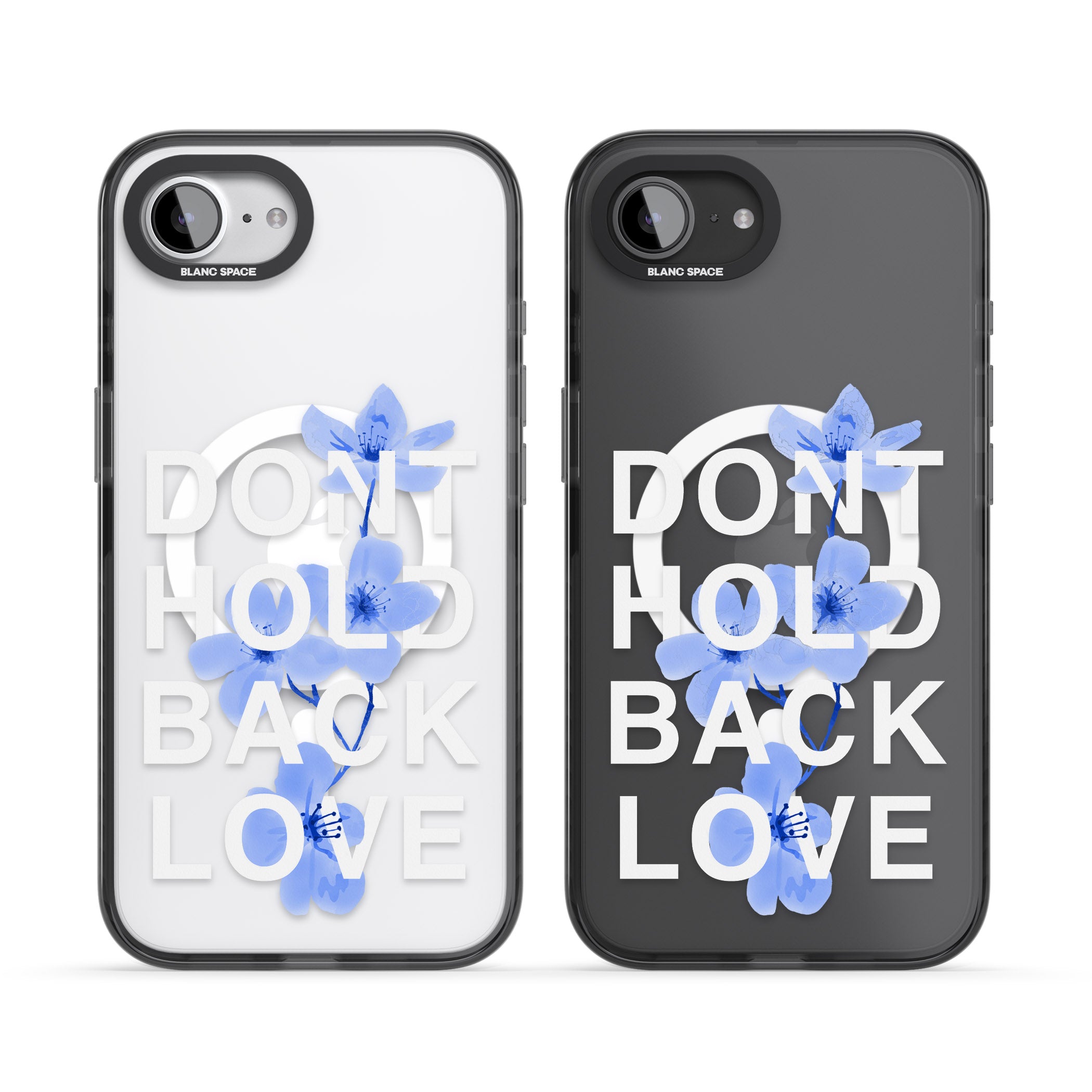 Don'T Hold Back Love Blue & White