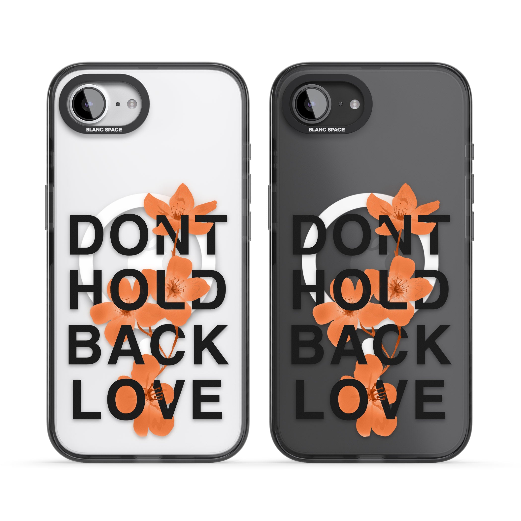 Don'T Hold Back Love Orange & Black