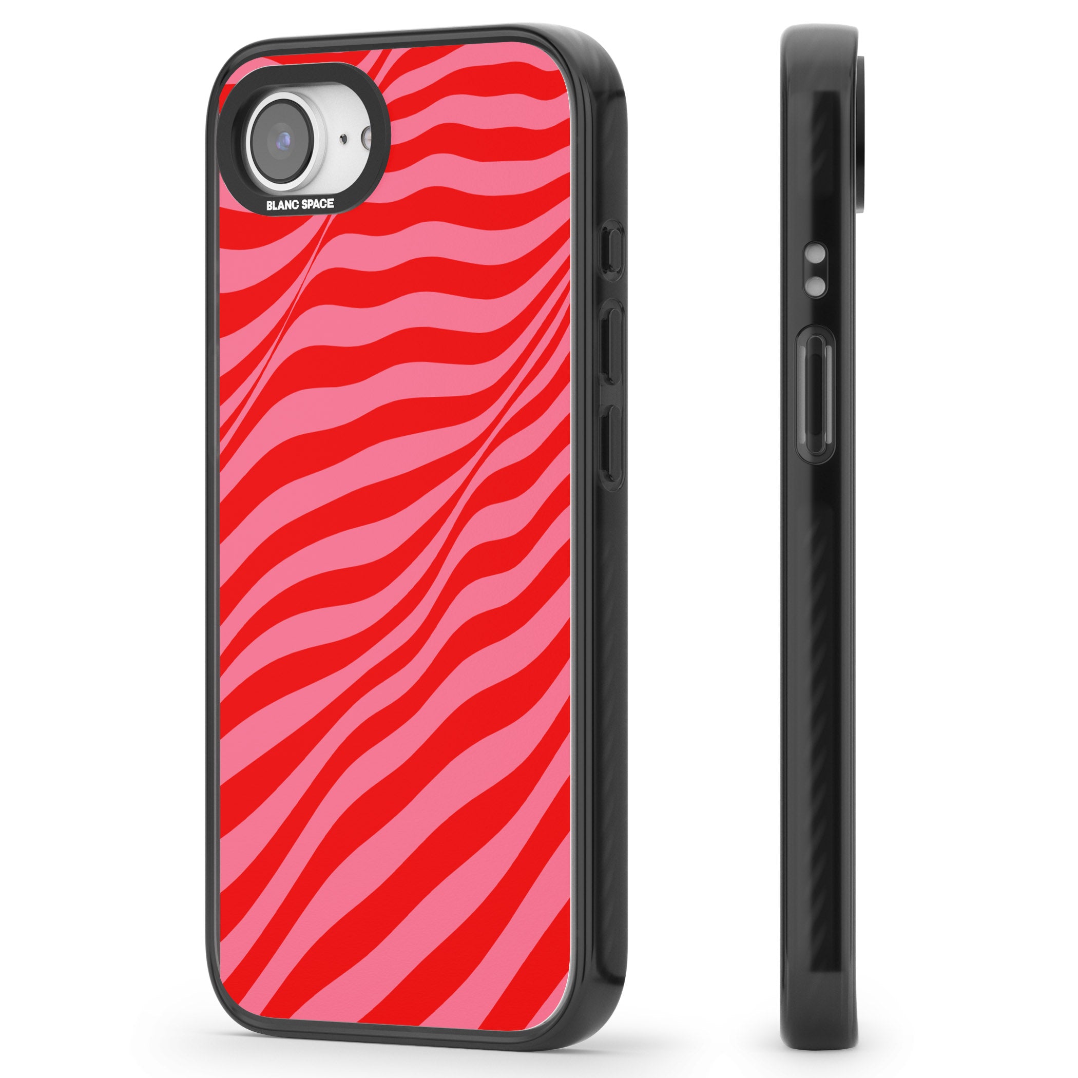Pink & Red Distorted Line