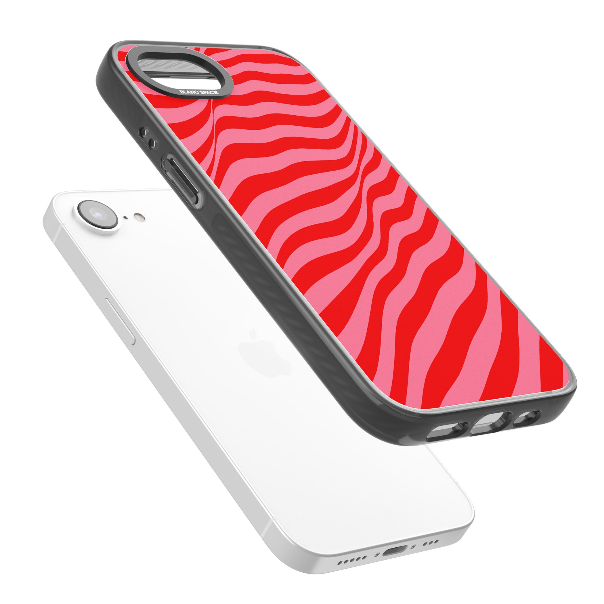 Pink & Red Distorted Line