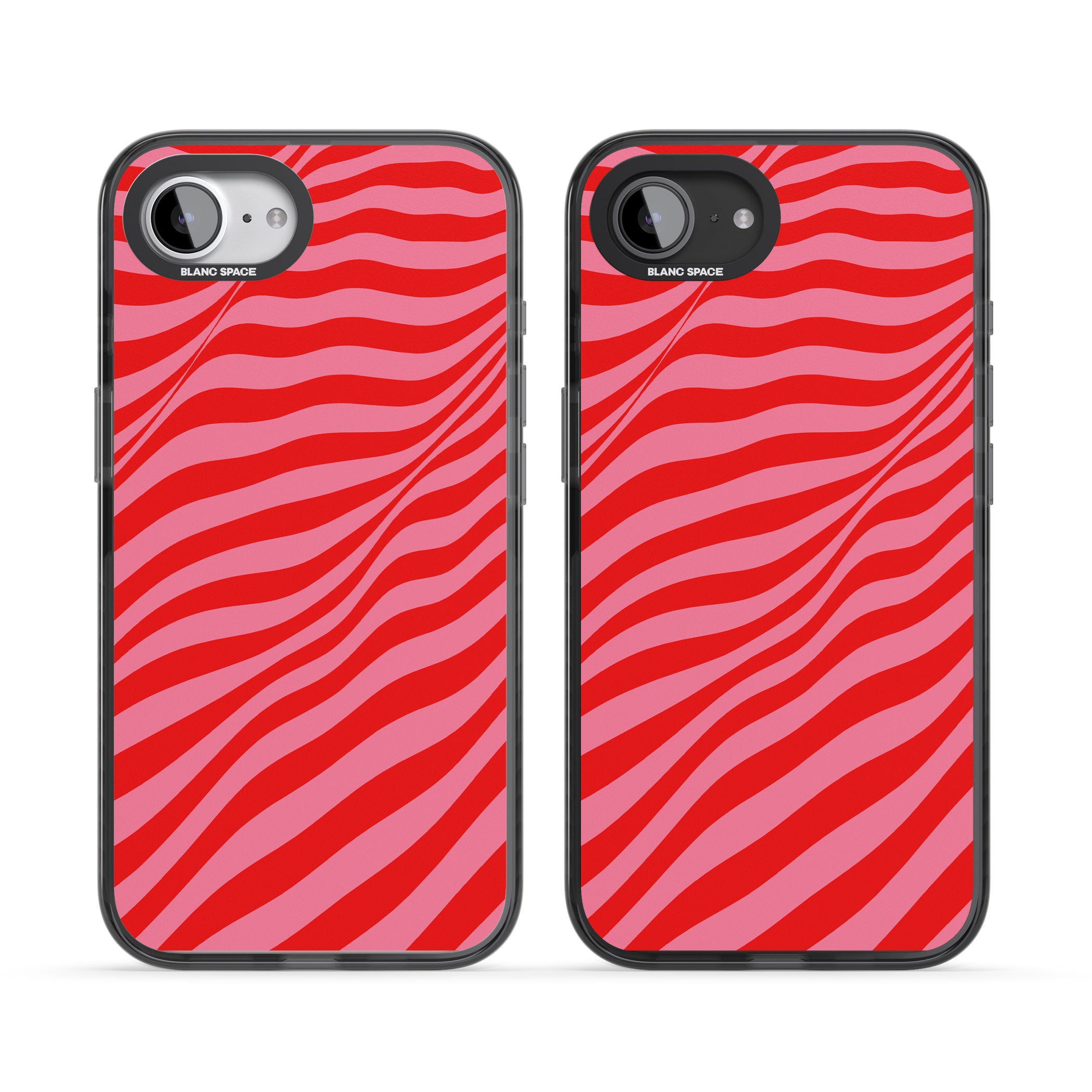 Pink & Red Distorted Line