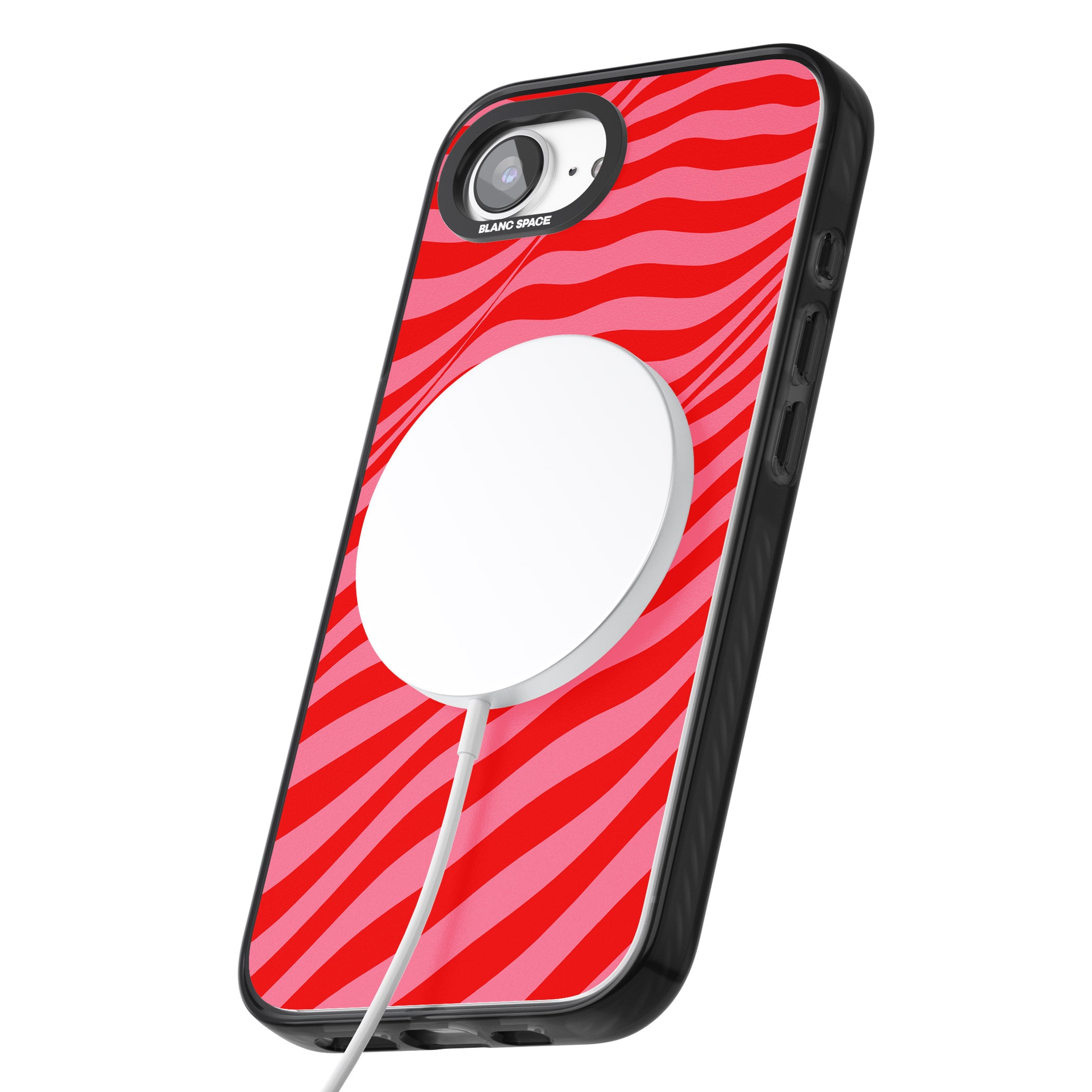 Pink & Red Distorted Line