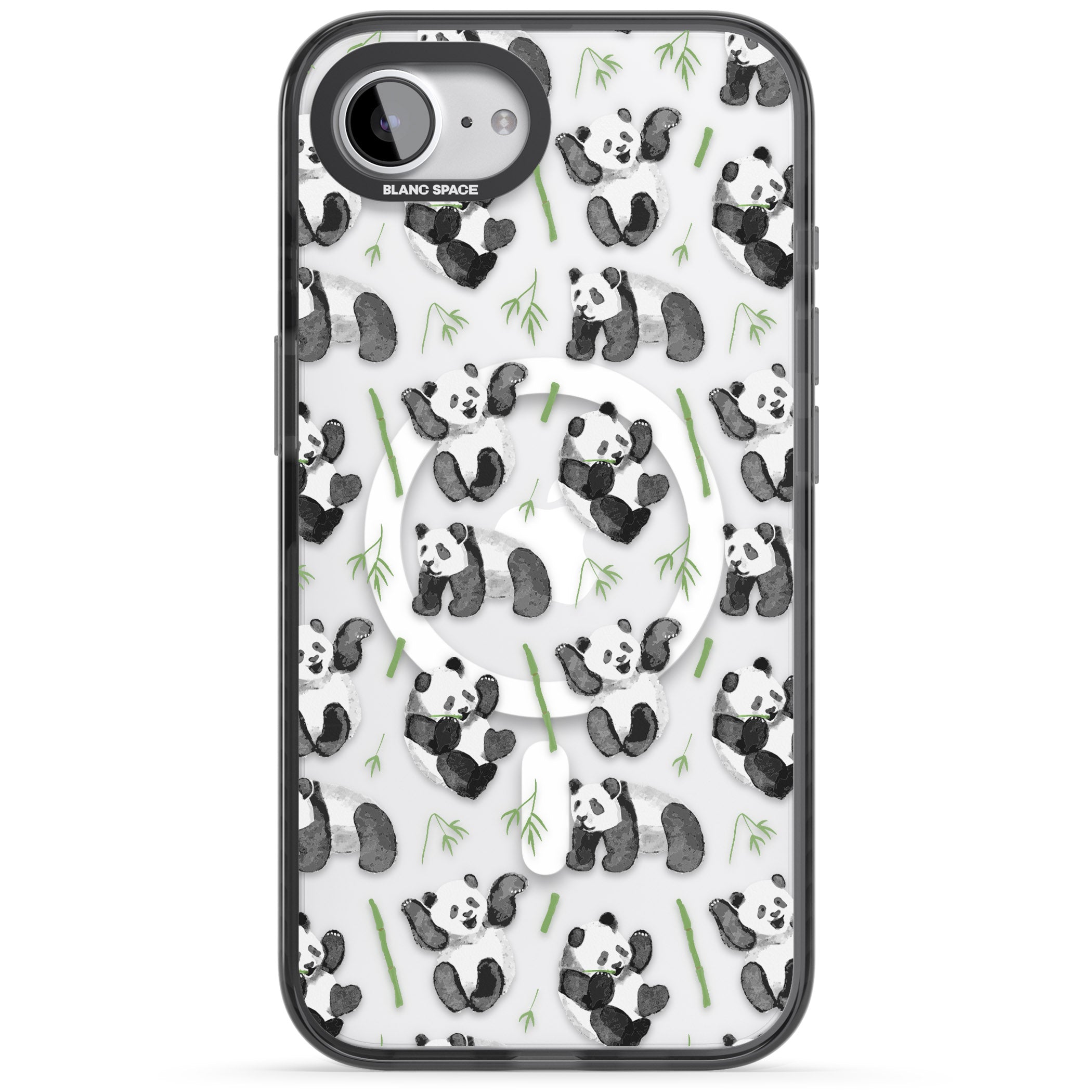 Watercolour Panda Pattern