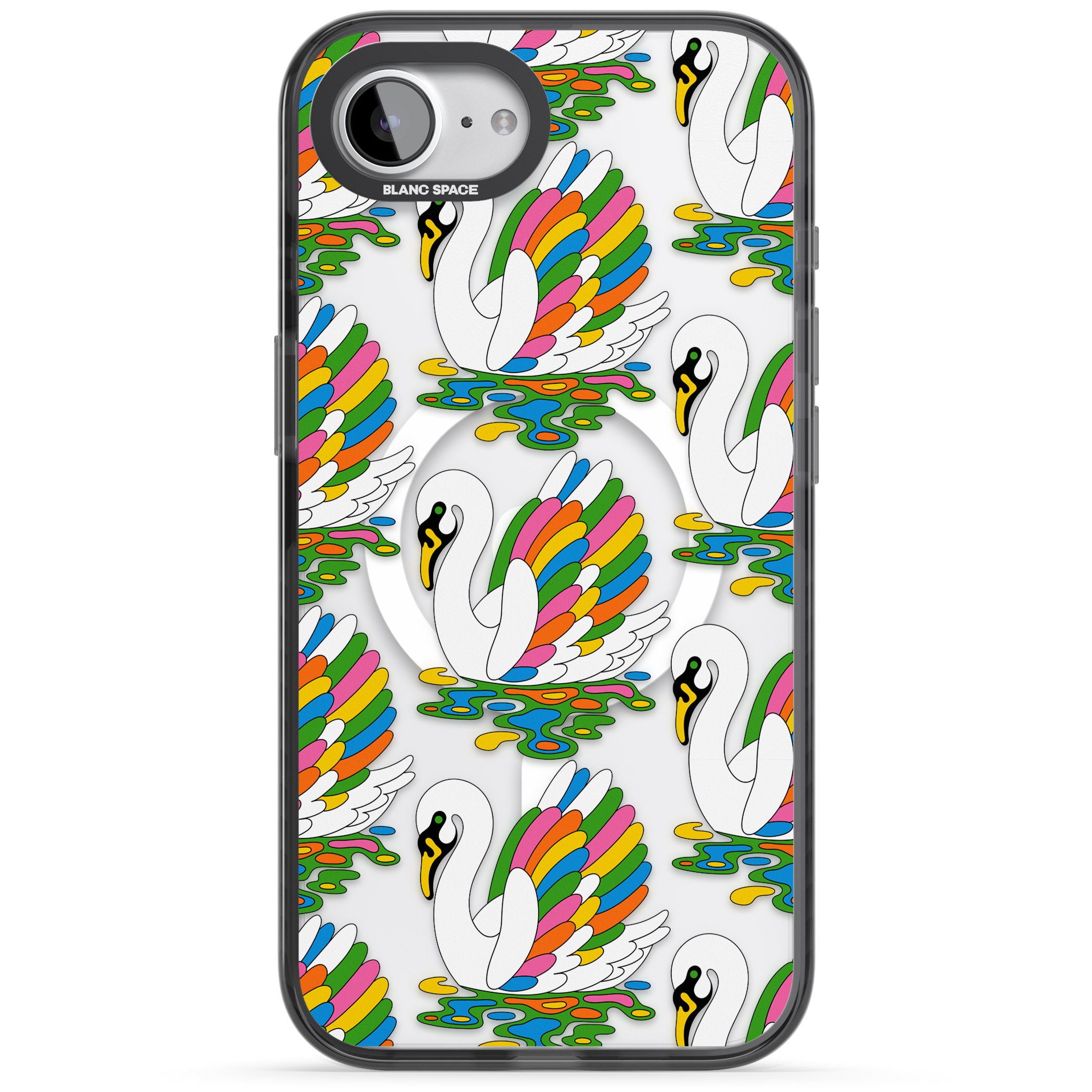 Colourful Swan Pattern