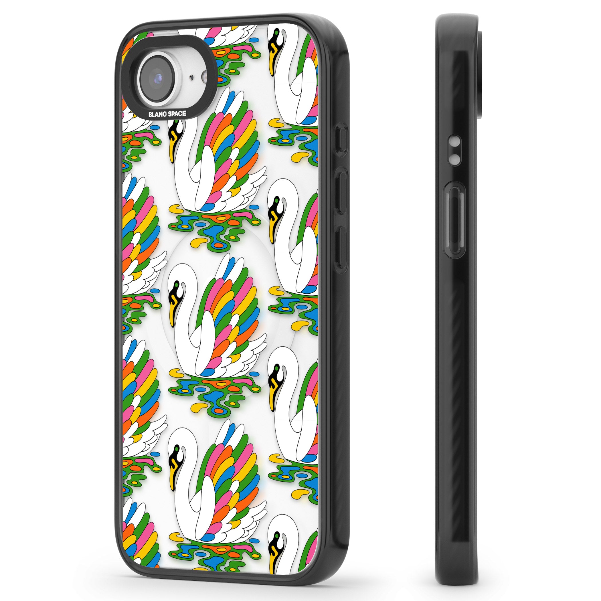 Colourful Swan Pattern